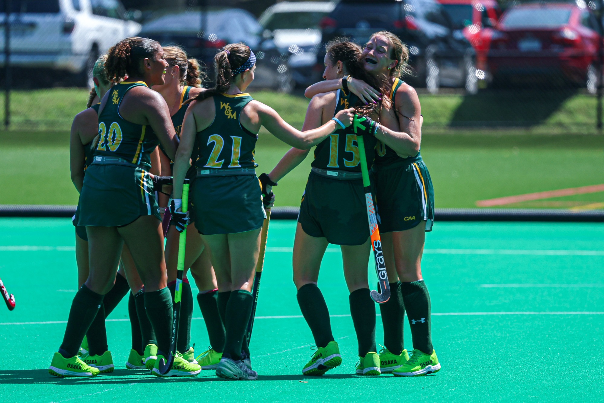 William & Mary field hockey competes against Richmond in a scrimmage at Busch Field on Aug. 18, 2026.
