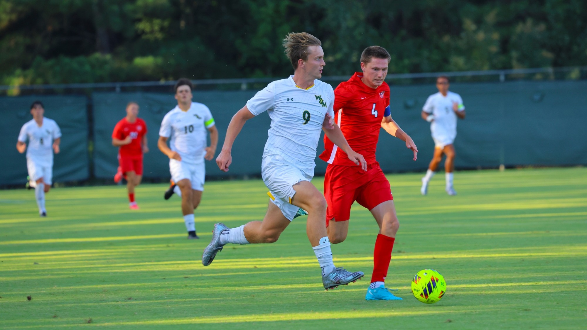 Brown Huffard competing in a game vs. Radford