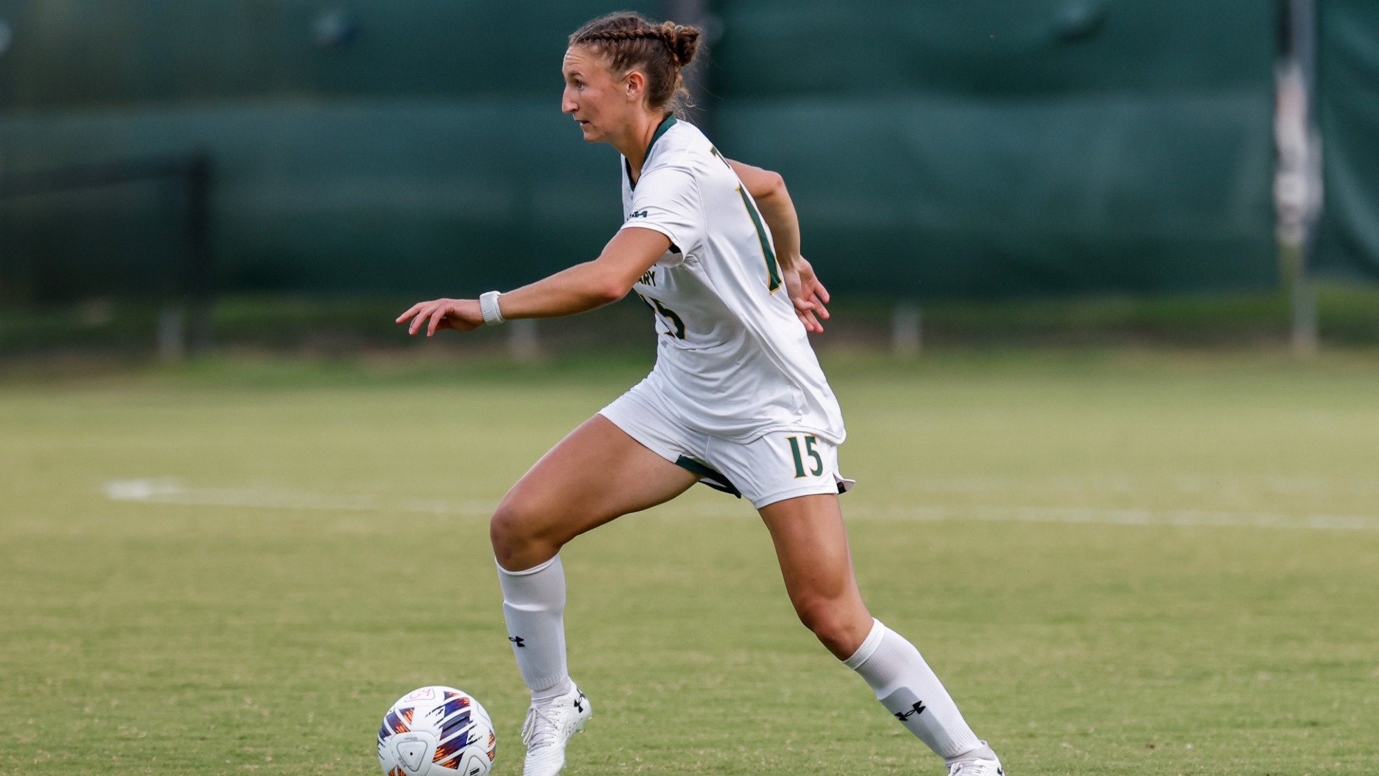 Molly Widderich competing in a game vs. Virginia Tech