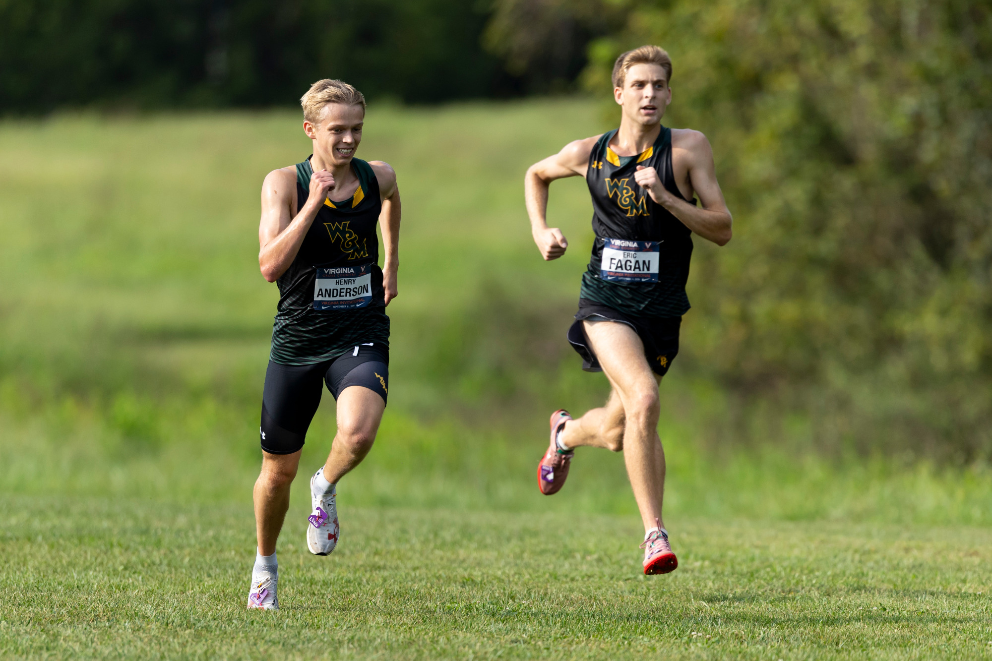 CHARLOTTESVILLE, VA - SEPTEMBER 11 - Henry Anderson and Eric Fagan during the 2026 Virginia Invitational at Panorama Farms in Charlottesville, VA on Friday, Sept. 11, 2026.Photo by Jamie Holt/Virginia Athletics