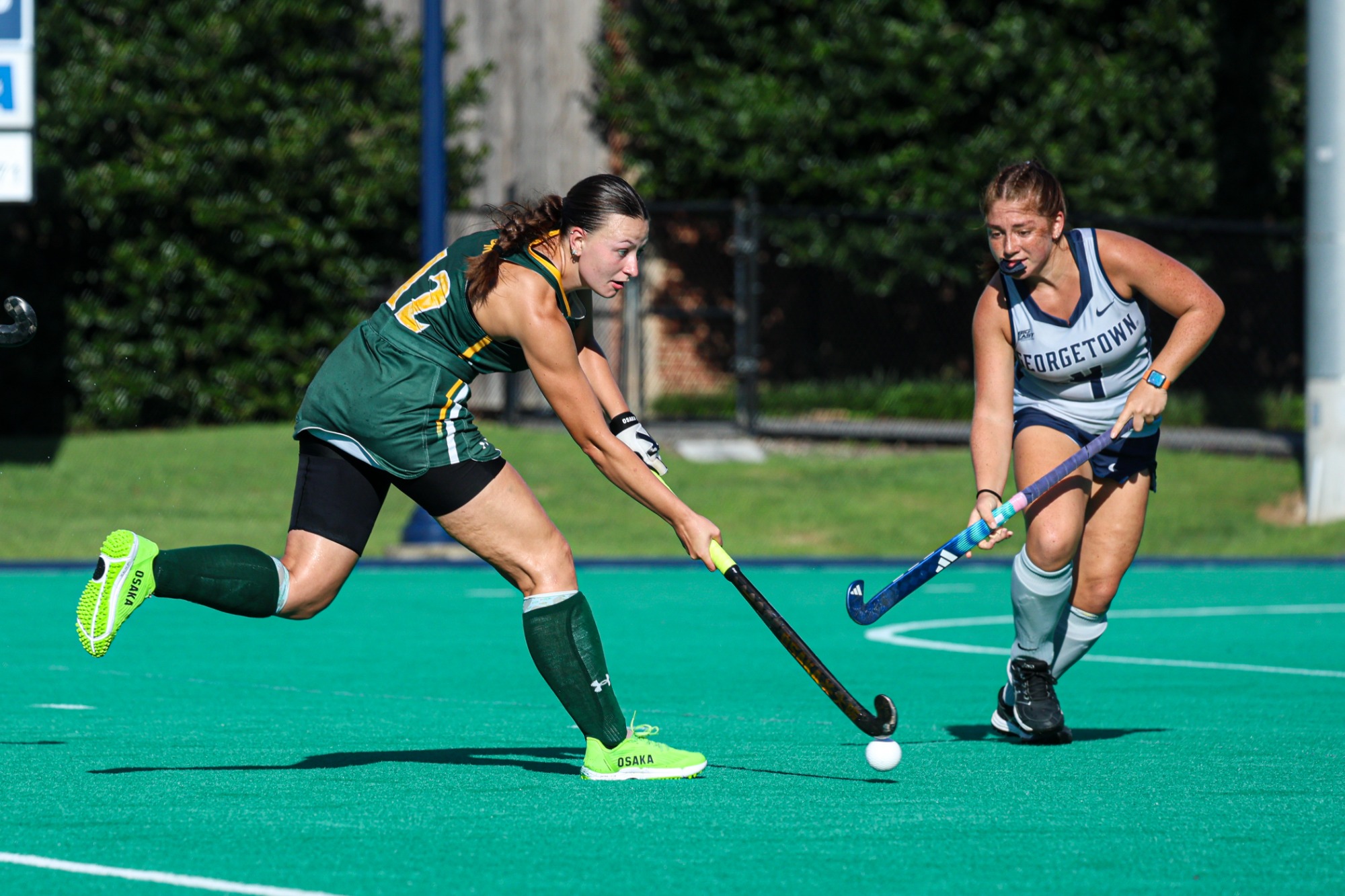 William & Mary field hockey's late comeback fall short against Georgetown at the University of Richmond's Crenshaw Field on Sep. 13, 2026.