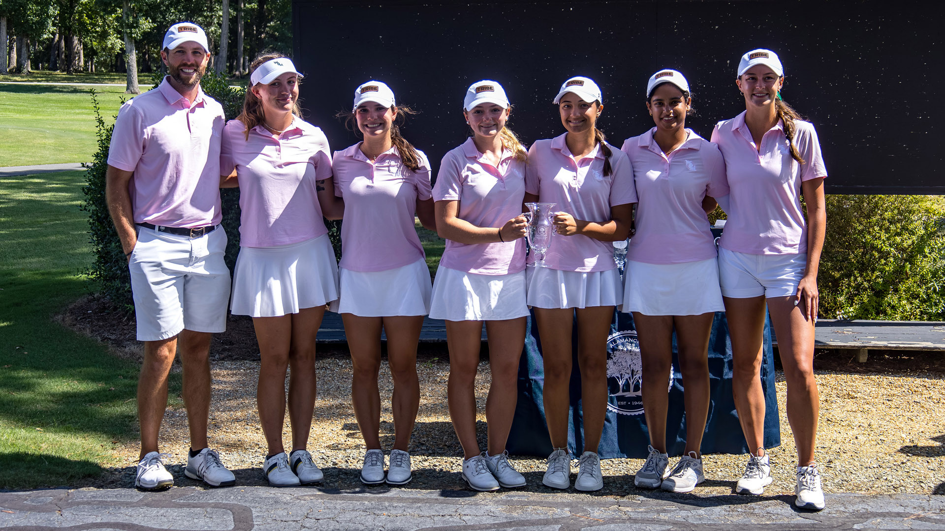W&M women's golf team photo at Elon Invitational