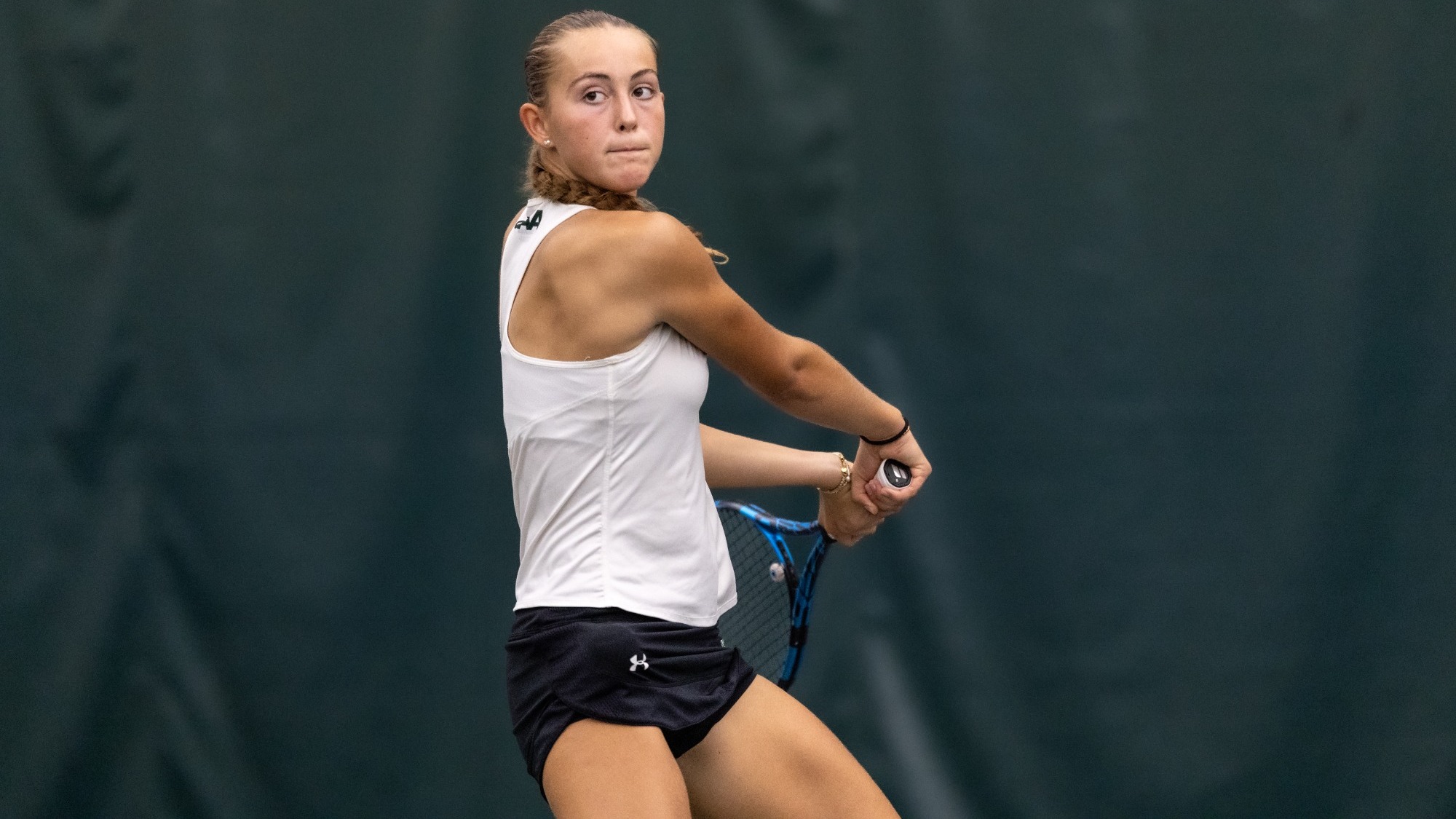 Rebeka Svabikova competing for the Tribe