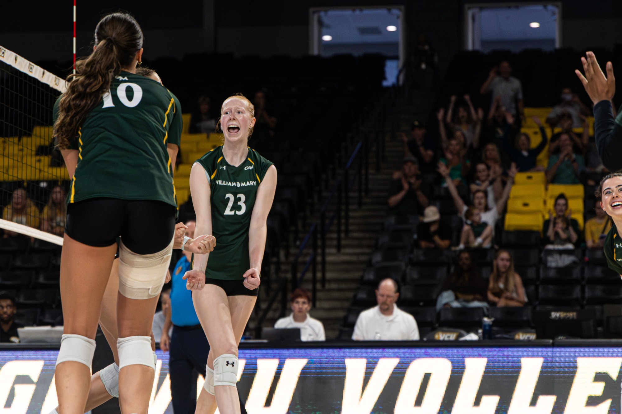 William & Mary takes down ETSU 3-0 in the VCU Invitational at the Siegel Center on Sep. 5, 2026.