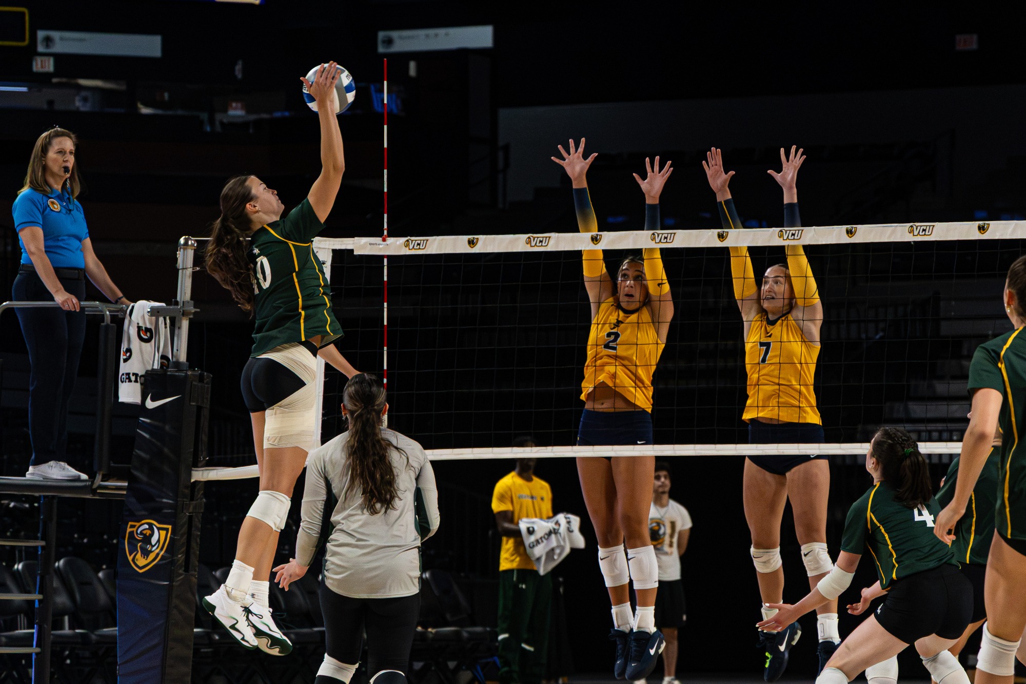 William & Mary takes down ETSU 3-0 in the VCU Invitational at the Siegel Center on Sep. 5, 2026.