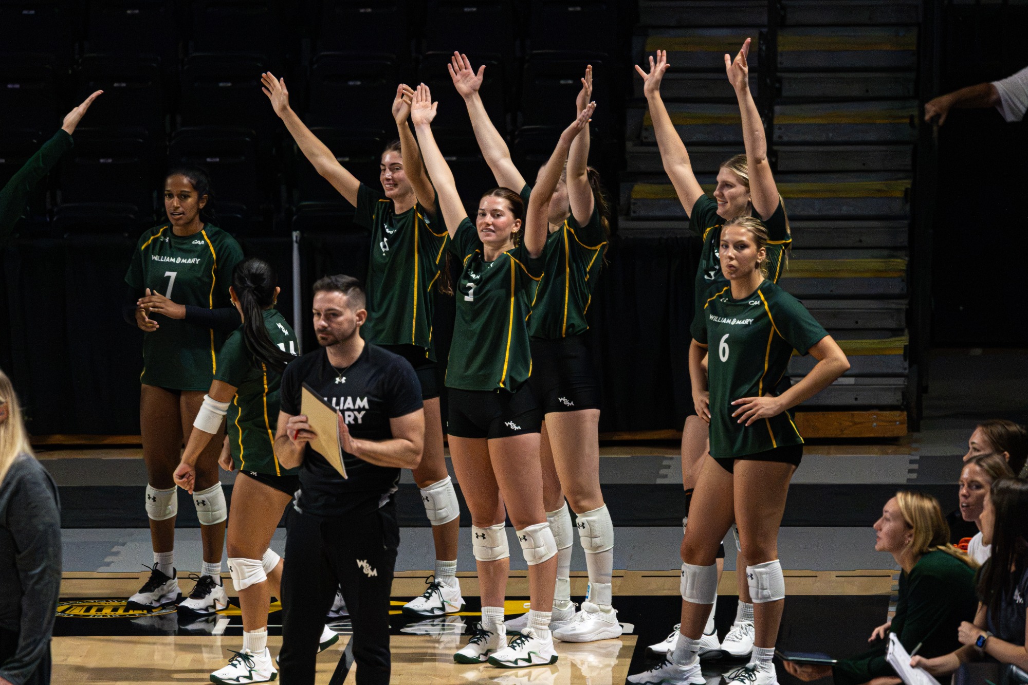 William & Mary takes down ETSU 3-0 in the VCU Invitational at the Siegel Center on Sep. 5, 2026.