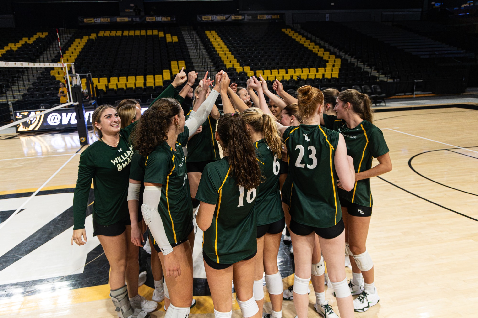 William & Mary takes down ETSU 3-0 in the VCU Invitational at the Siegel Center on Sep. 5, 2026.