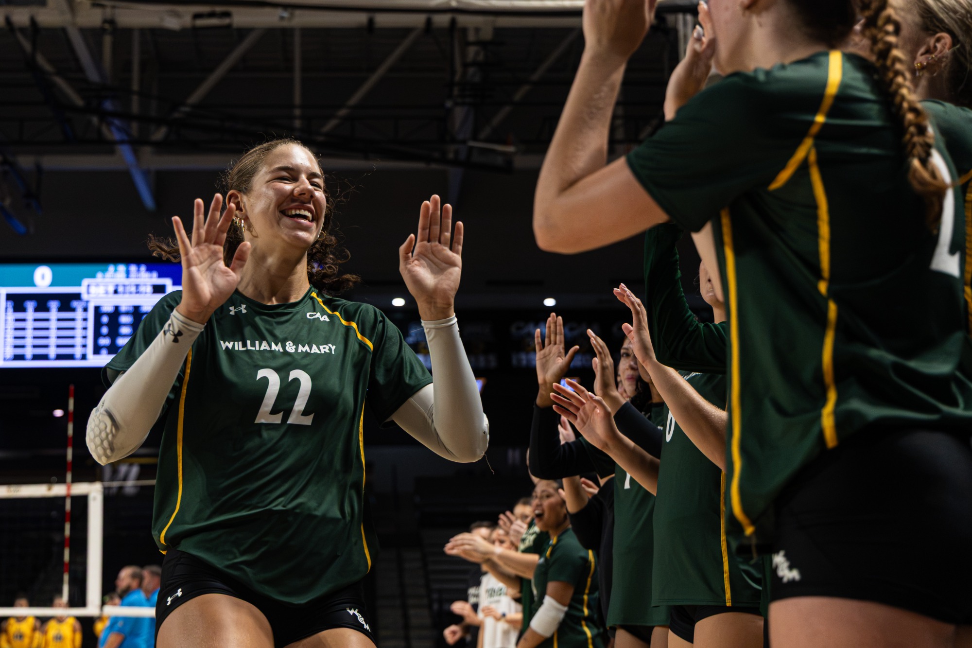 William & Mary takes down ETSU 3-0 in the VCU Invitational at the Siegel Center on Sep. 5, 2026.