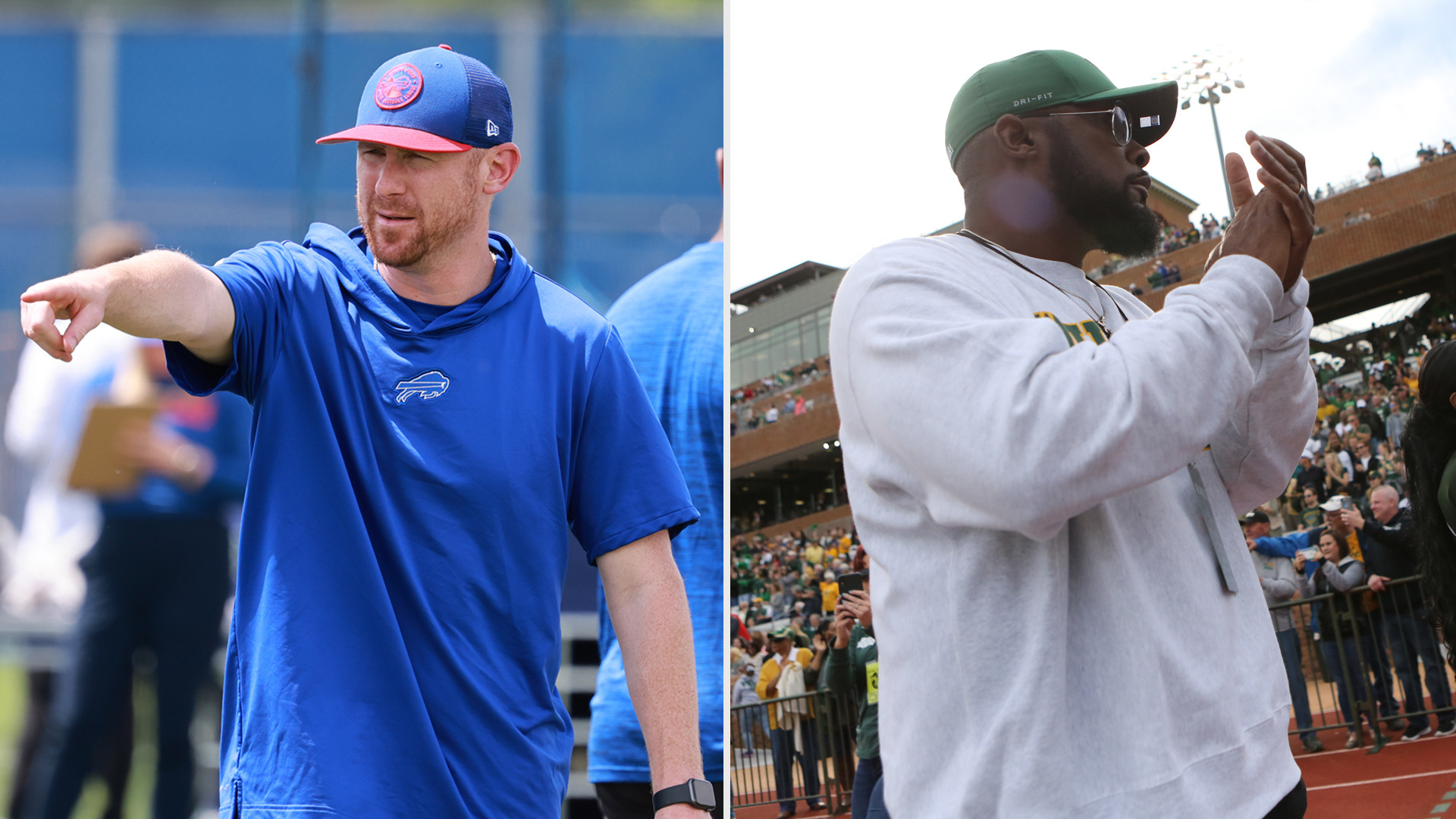 Joe Brady and Mike Tomlin