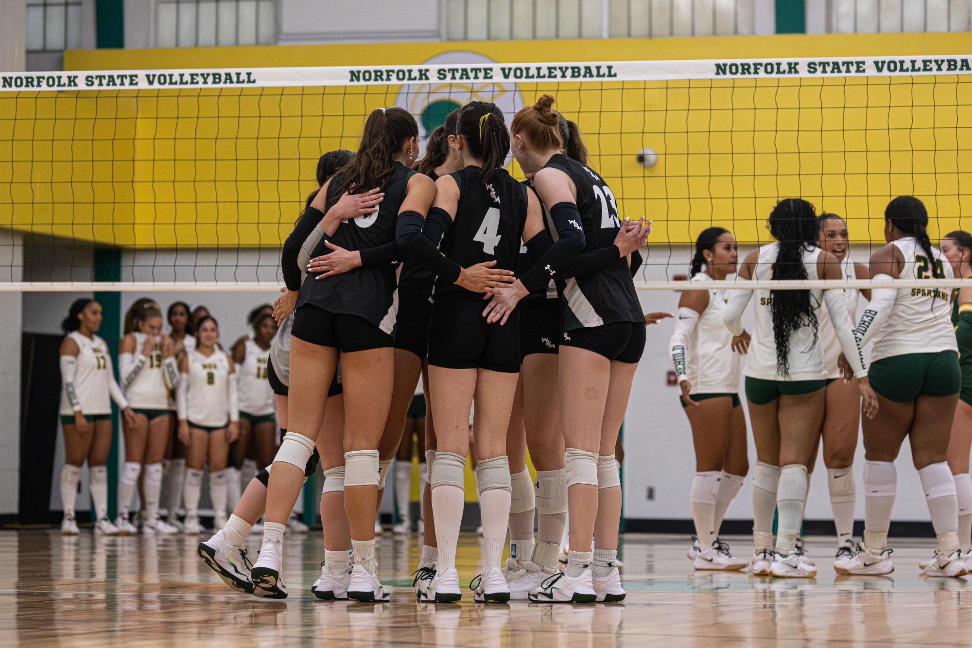 William & Mary volleyball sweeps Norfolk State at Gill Gymnasium on Sep. 8, 2026.