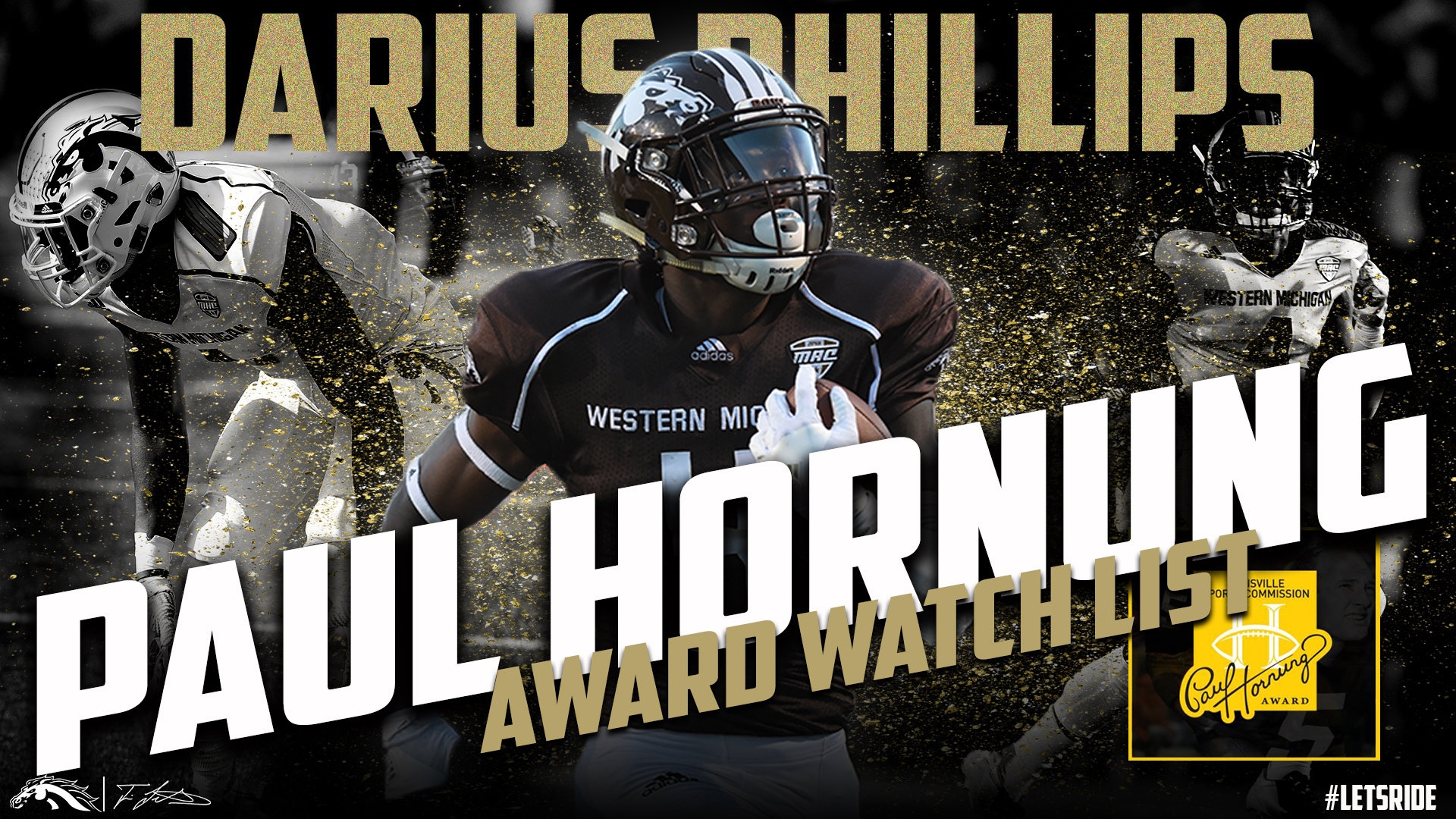 Darius Phillips Named to Paul Hornung Award Watch List Western