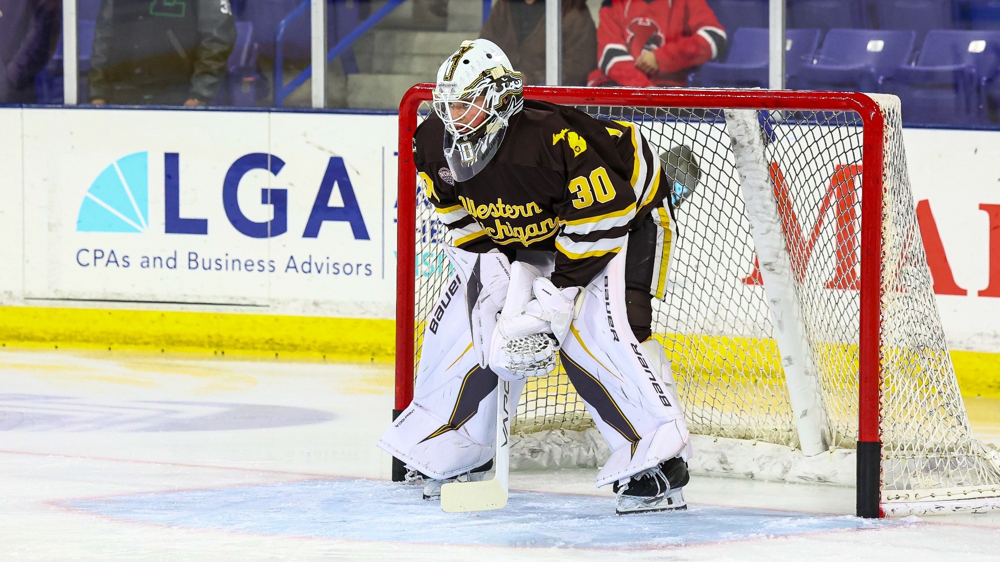 Hampton Slukynsky at Lowell 2025-26