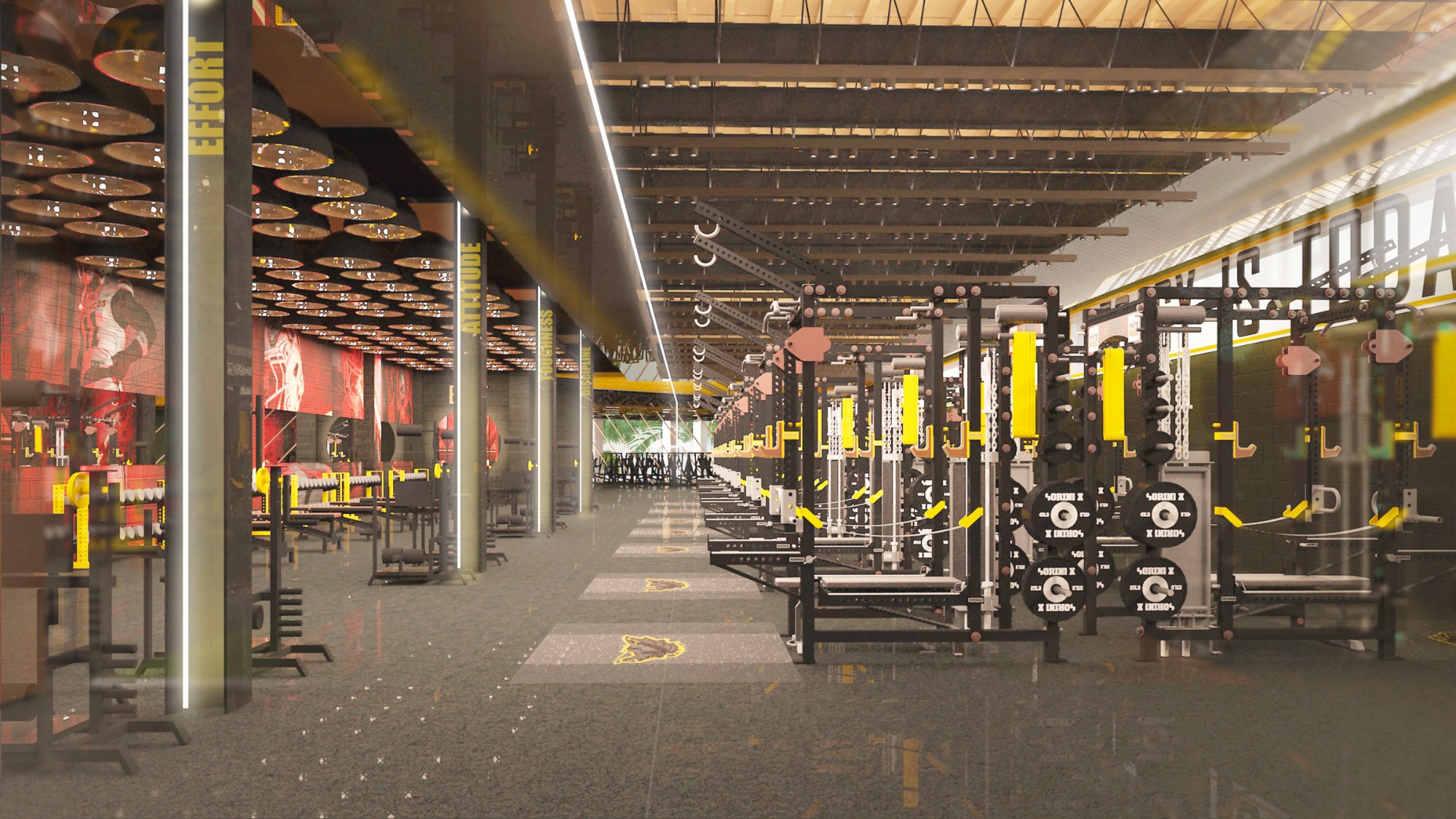 Weight Room Rendering