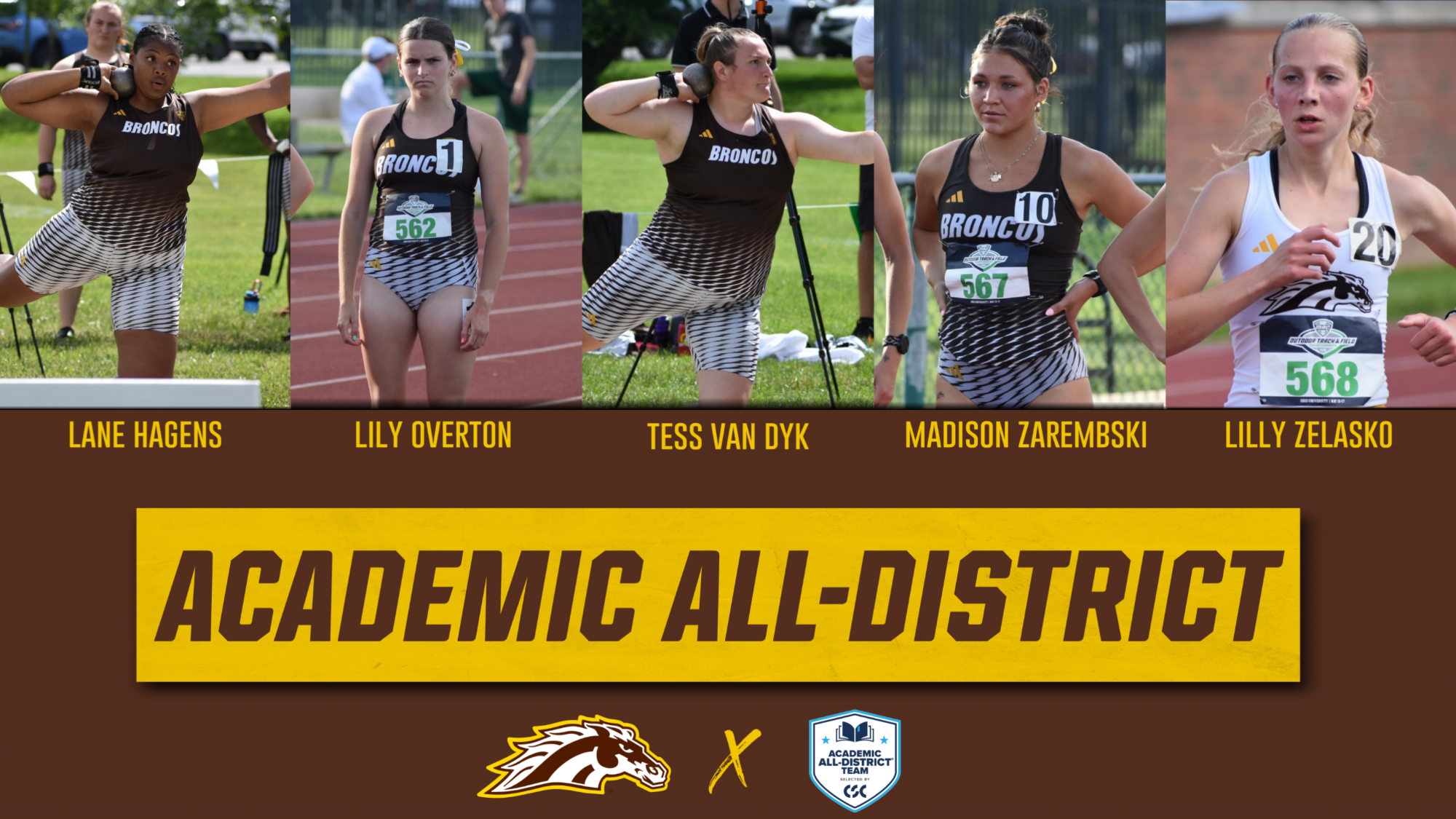 2025 CSC Academic All-District TF