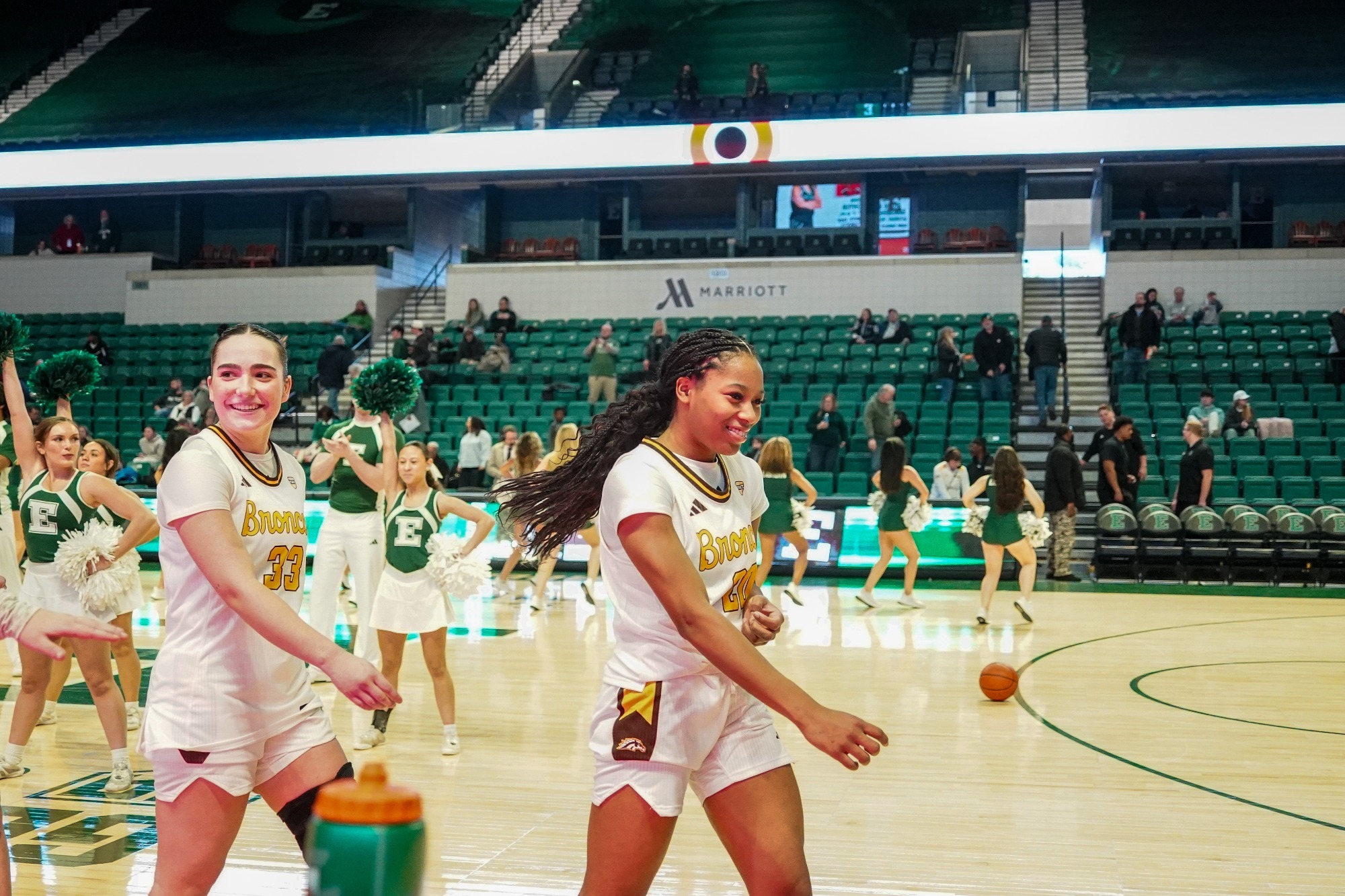 Kailey Starks and Nile Mugiura at Eastern Michigan 2026