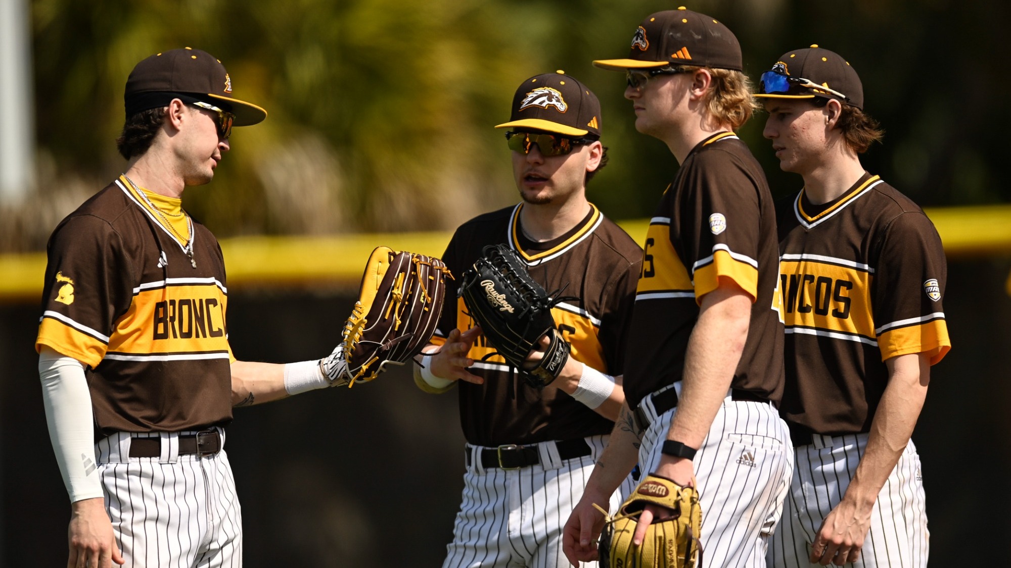 WMU Baseball outfielders against Pitt