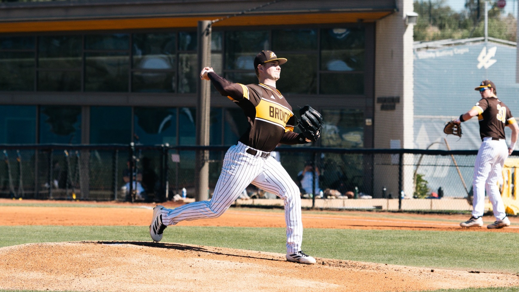 Ricky Kidd fires in a pitch in his win at UC San Diego