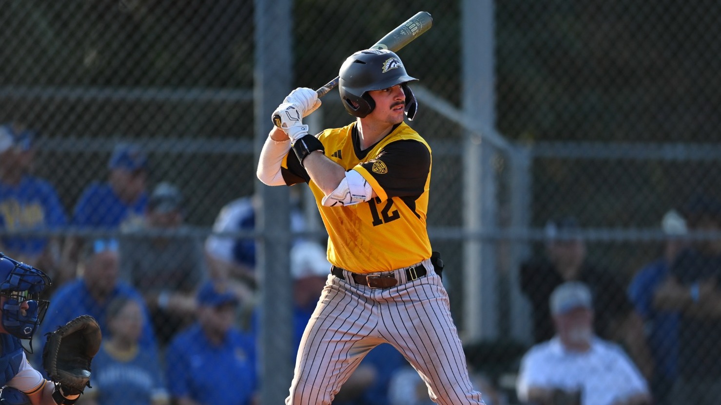 Michael Maloney digs in at the plate against Pitt
