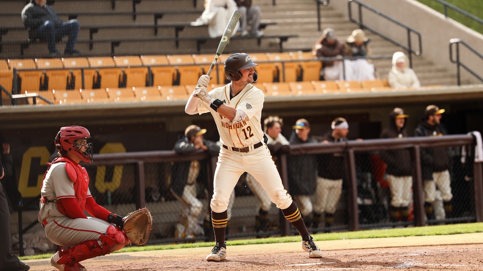 Michael Maloney digs into the box against Miami