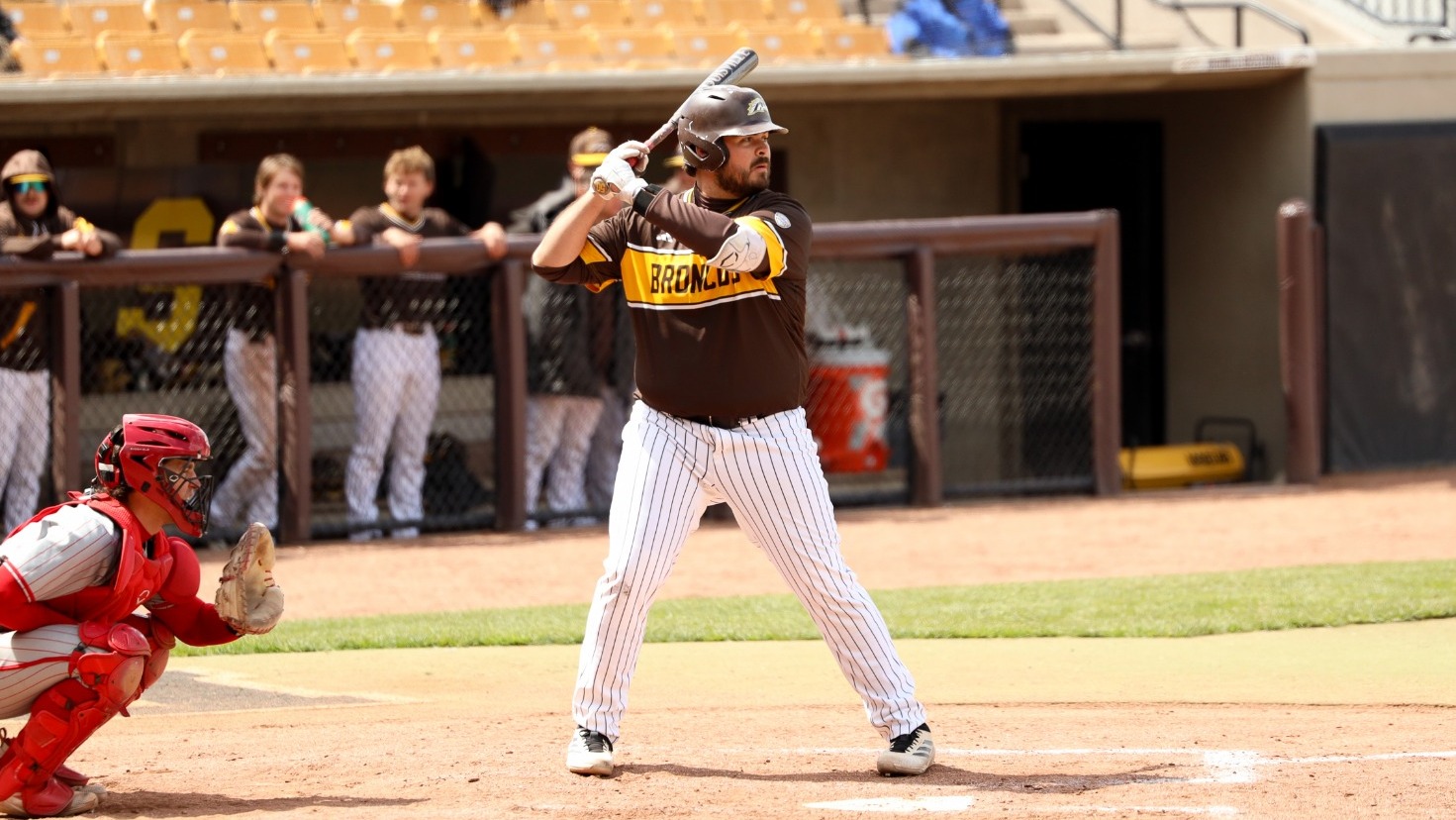 Lucas Rick gets ready to hit against Miami