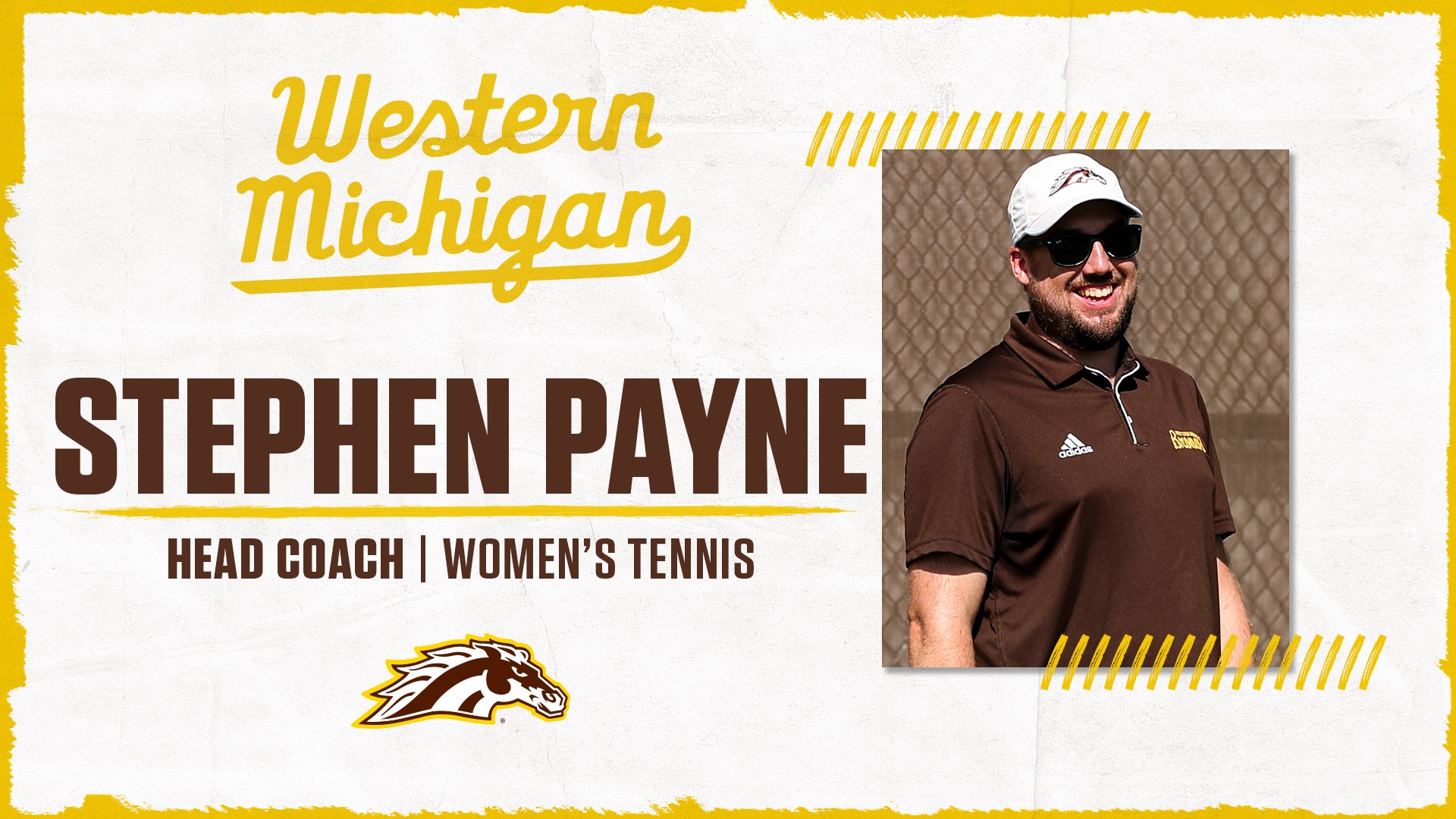 Stephen Payne was named the head coach for the Women's Tennis Program. 