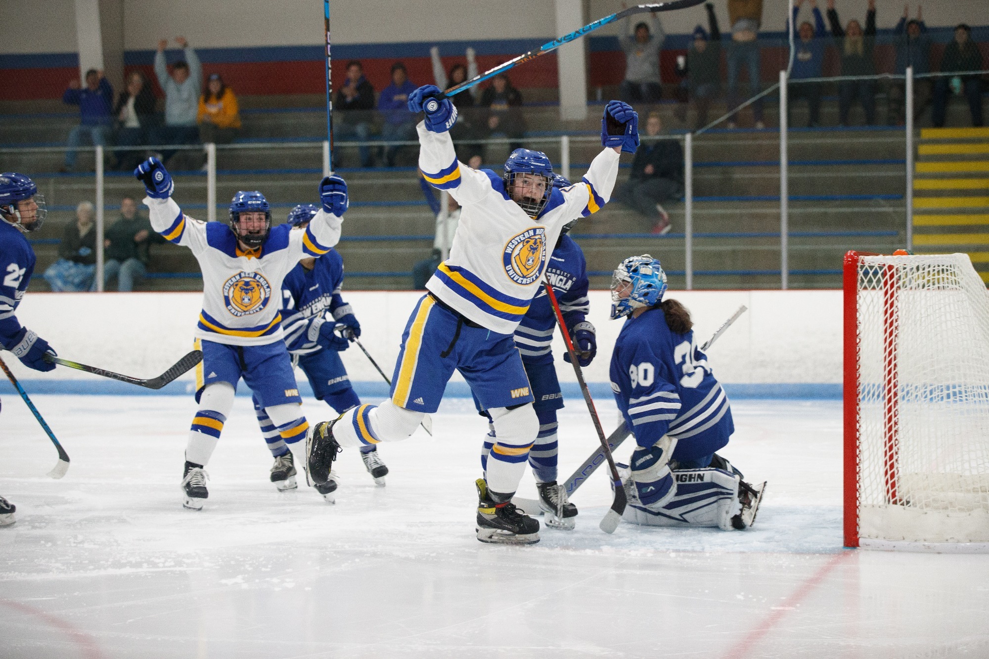 Walker Scores Late Game Winner, WNE Women's Ice Hockey Holds Off