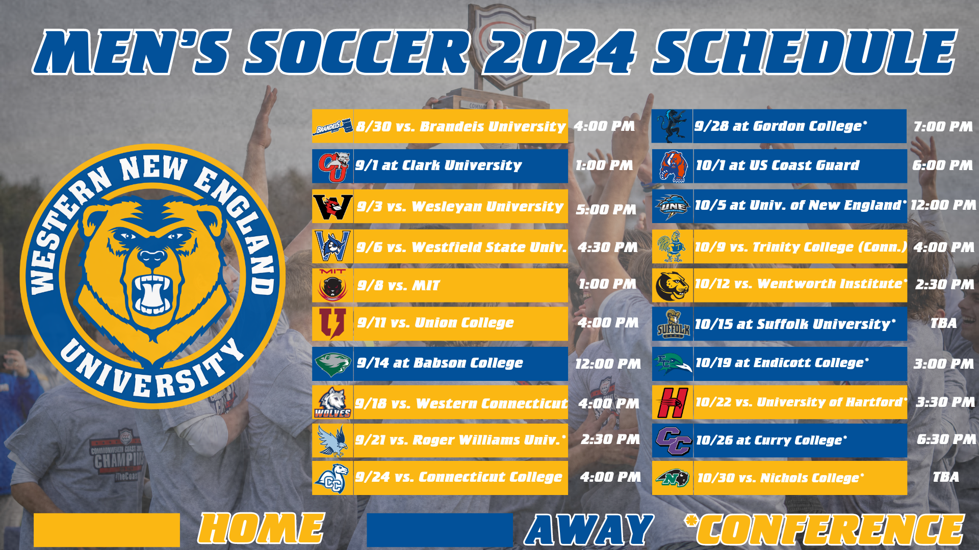 WNE Men’s Soccer Announces One Day Prospect Clinic Western New