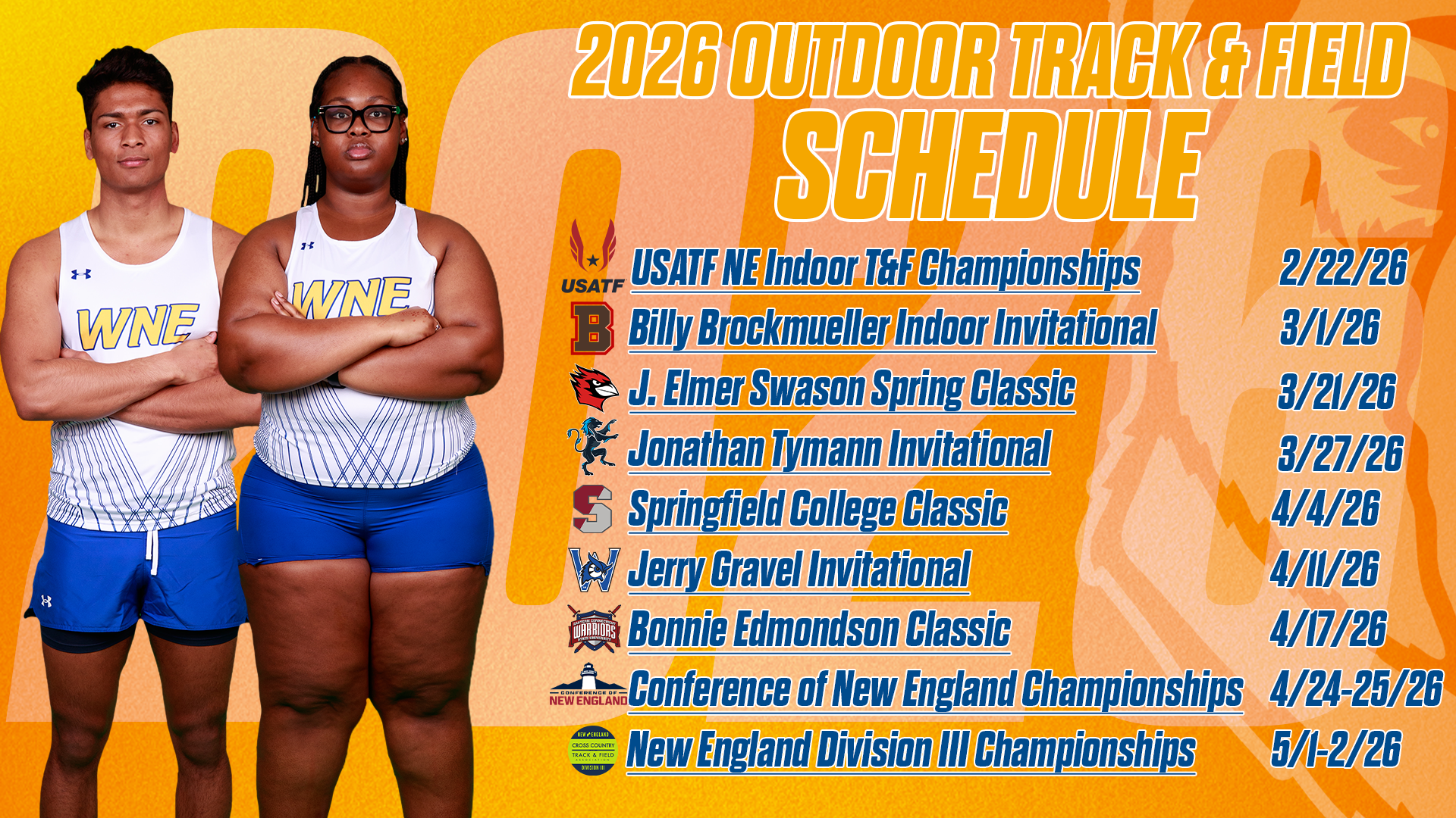 T&F Schedule 2026