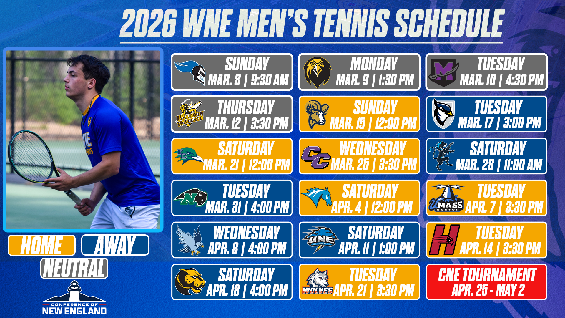 MTEN Schedule 2026