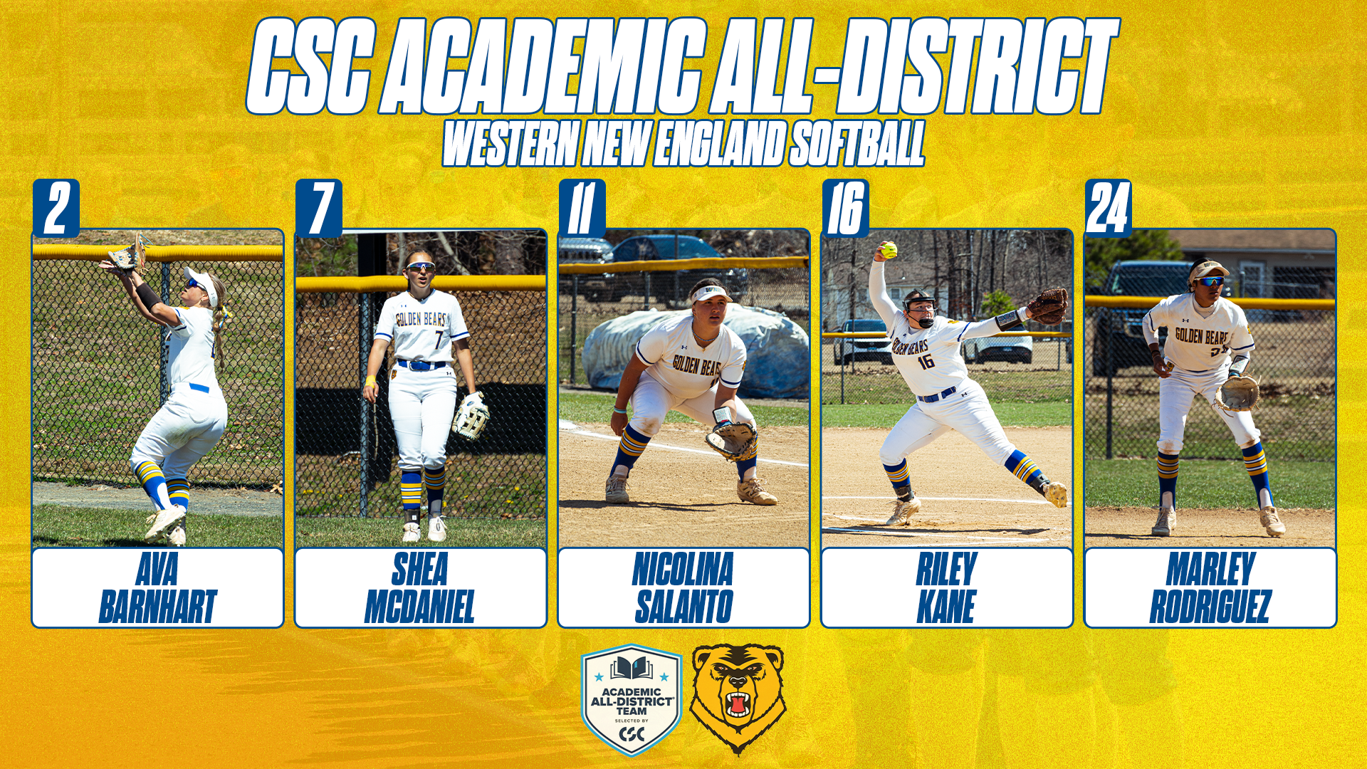 CSC Academic All-District 2026 SB