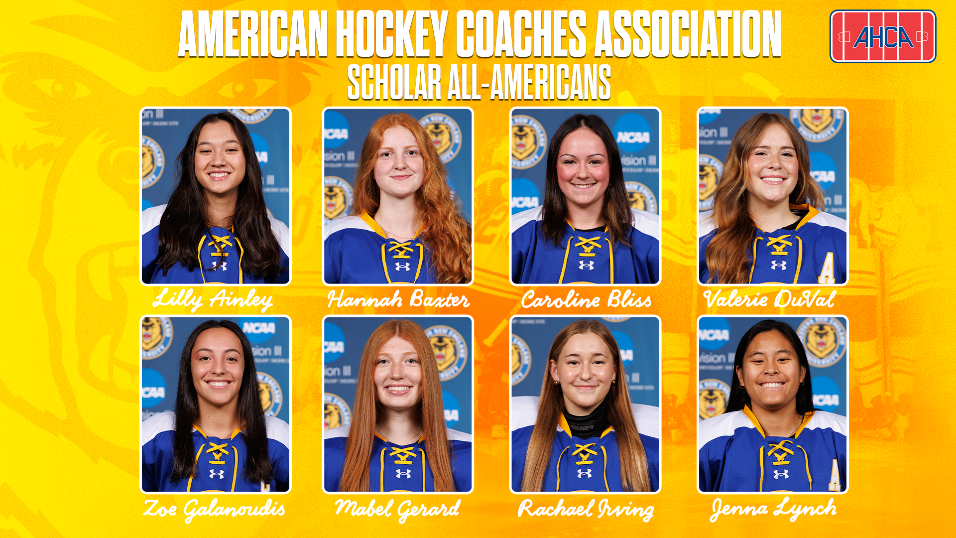 AHCA Scholar All-Americans 2026