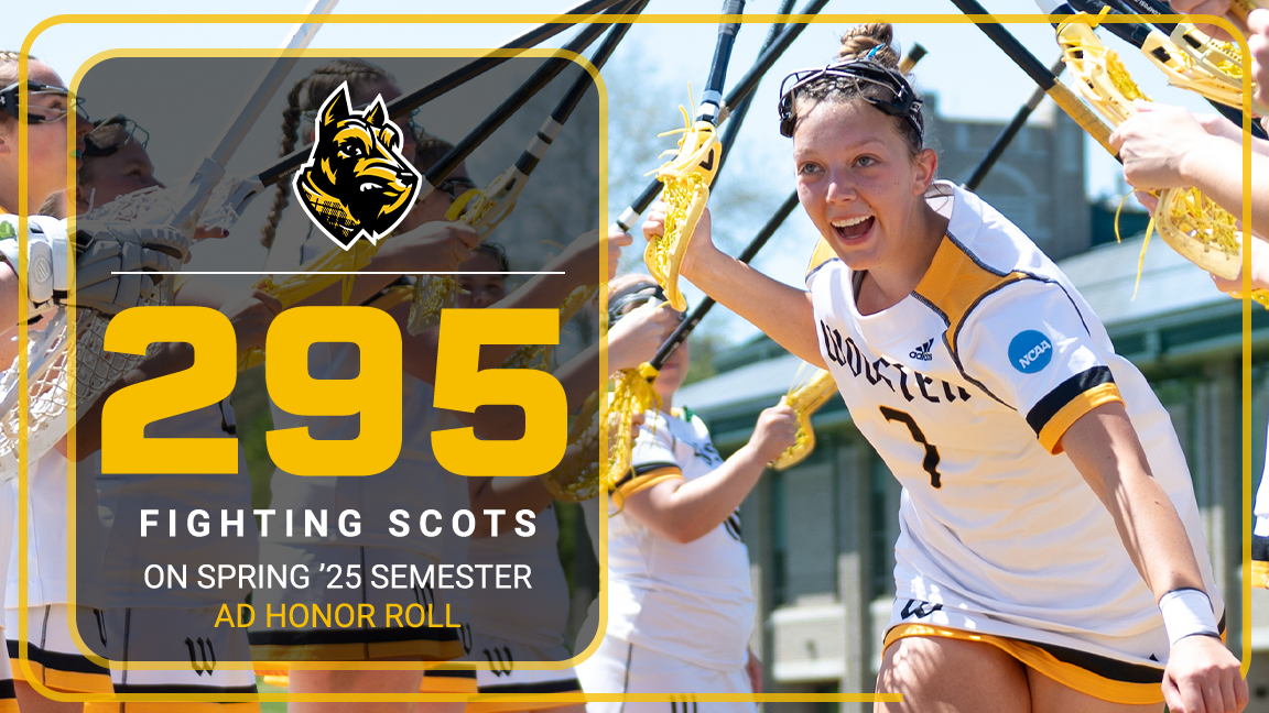 AD Honor Roll Spring 2025 Graphic - 295 Qualifiers and Lacrosse Player Celebrating