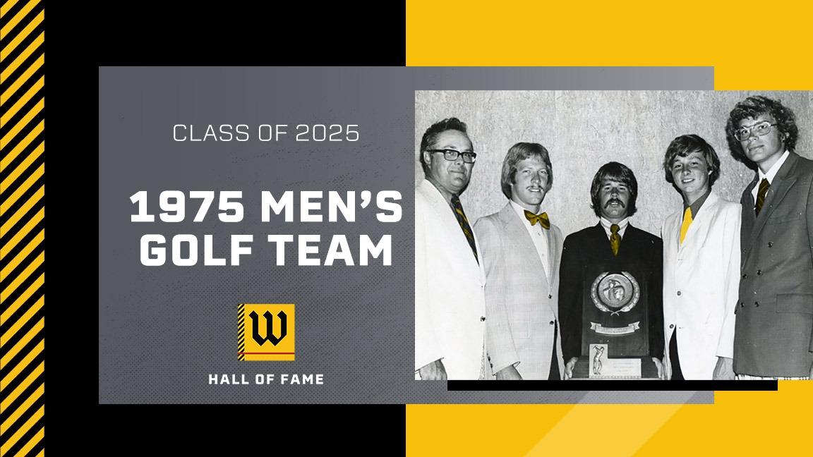 1975 Men's Golf Team photo and hall of fame induction year (2025)