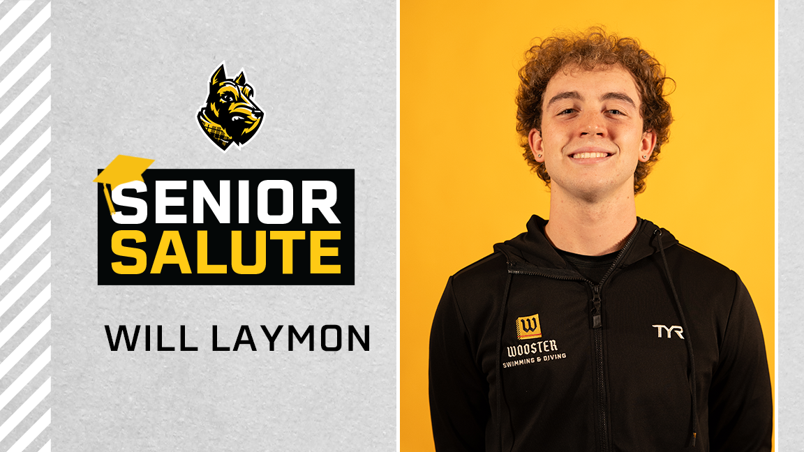 Will Laymon photo, senior salute logo, text of name