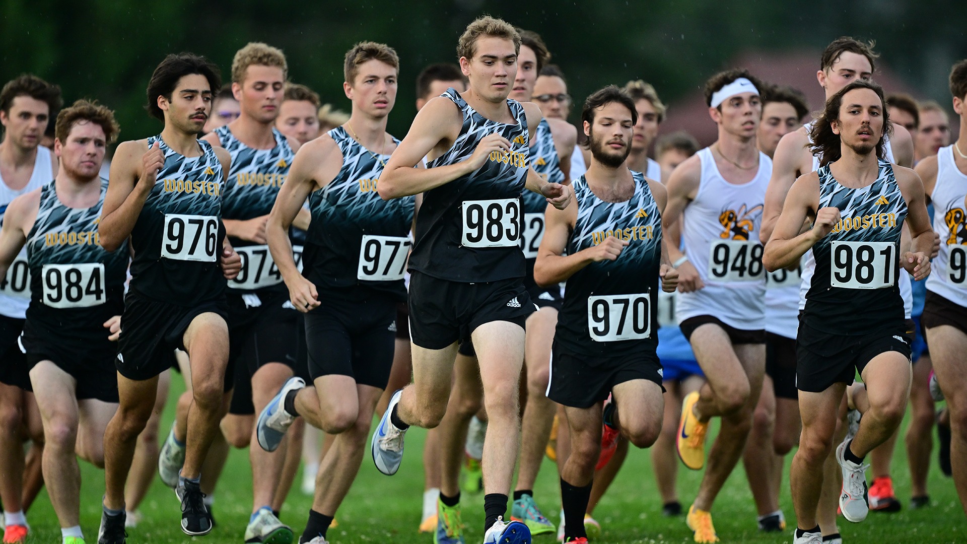 Andrew Rombach running Wooster Invitational 2026