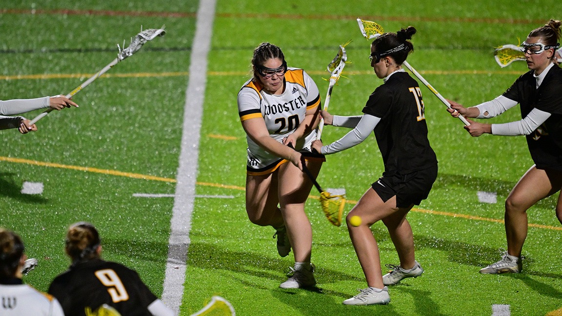 Rowan Pilon takes a shot against a defender