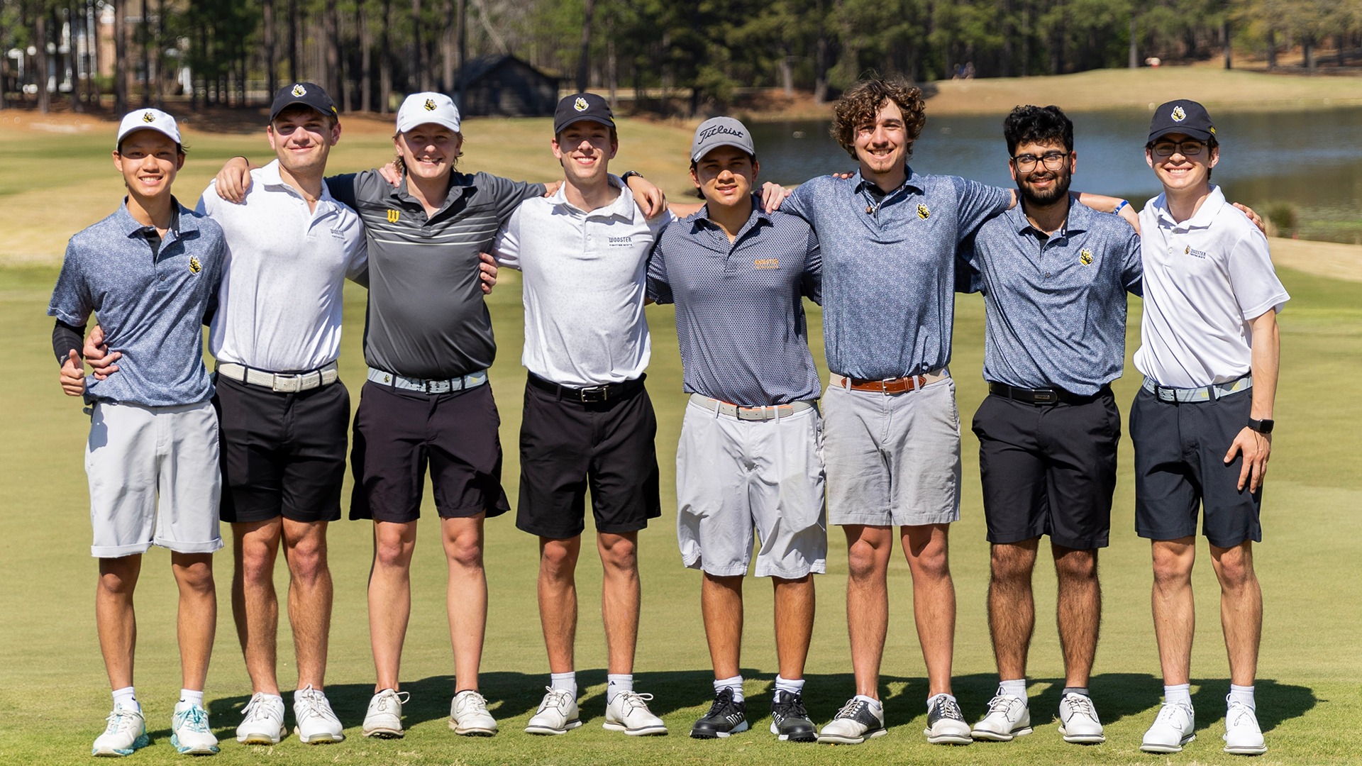 2026 Wooster Men's Golf Team on their spring break trip