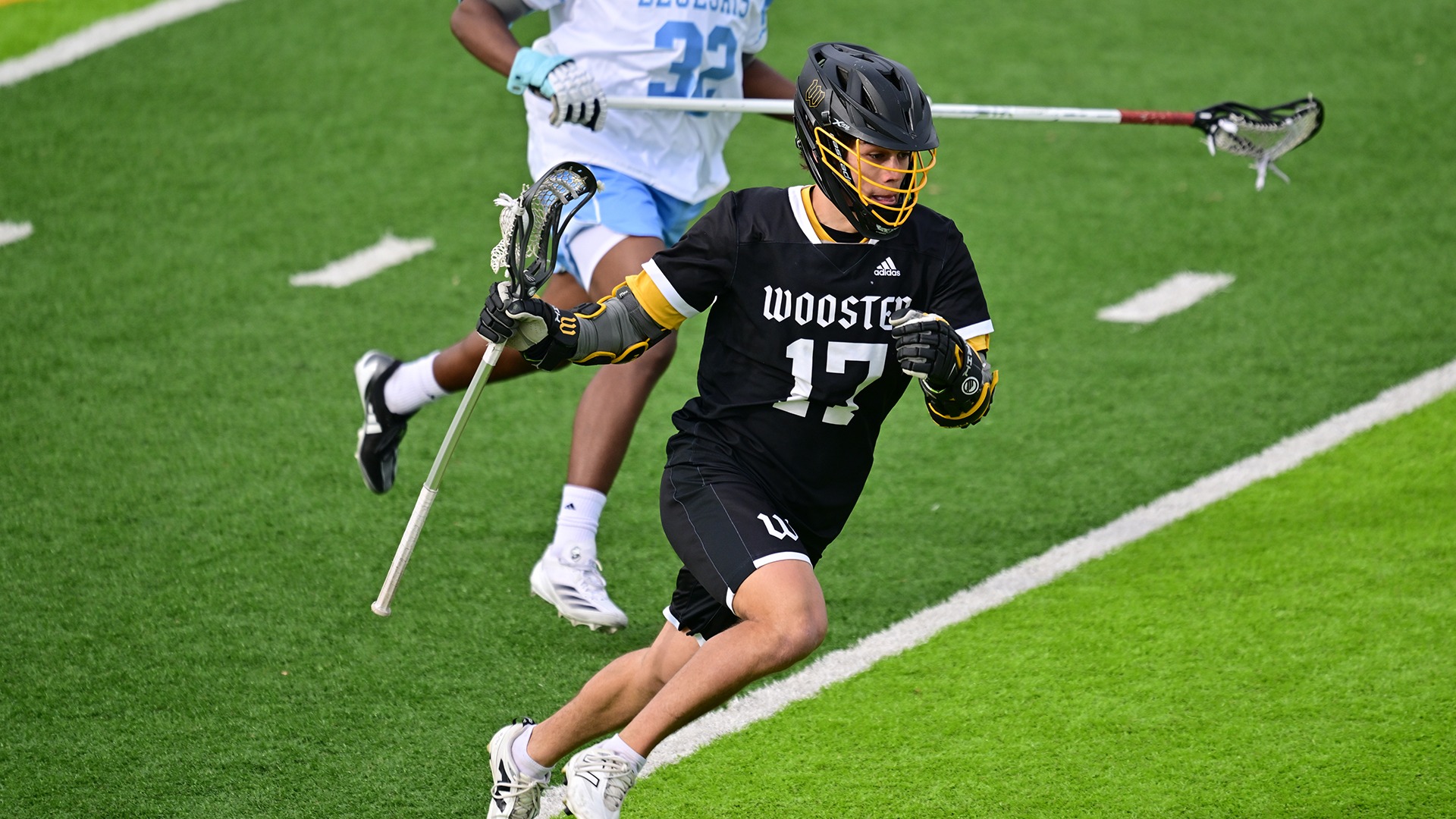 Alec Siegel runs in transition against Elmhurst in a 2026 game