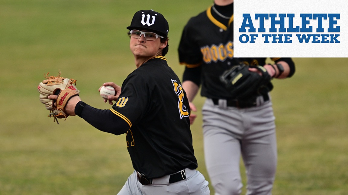 Luke Rizzo was named NCAC Athlete of the Week