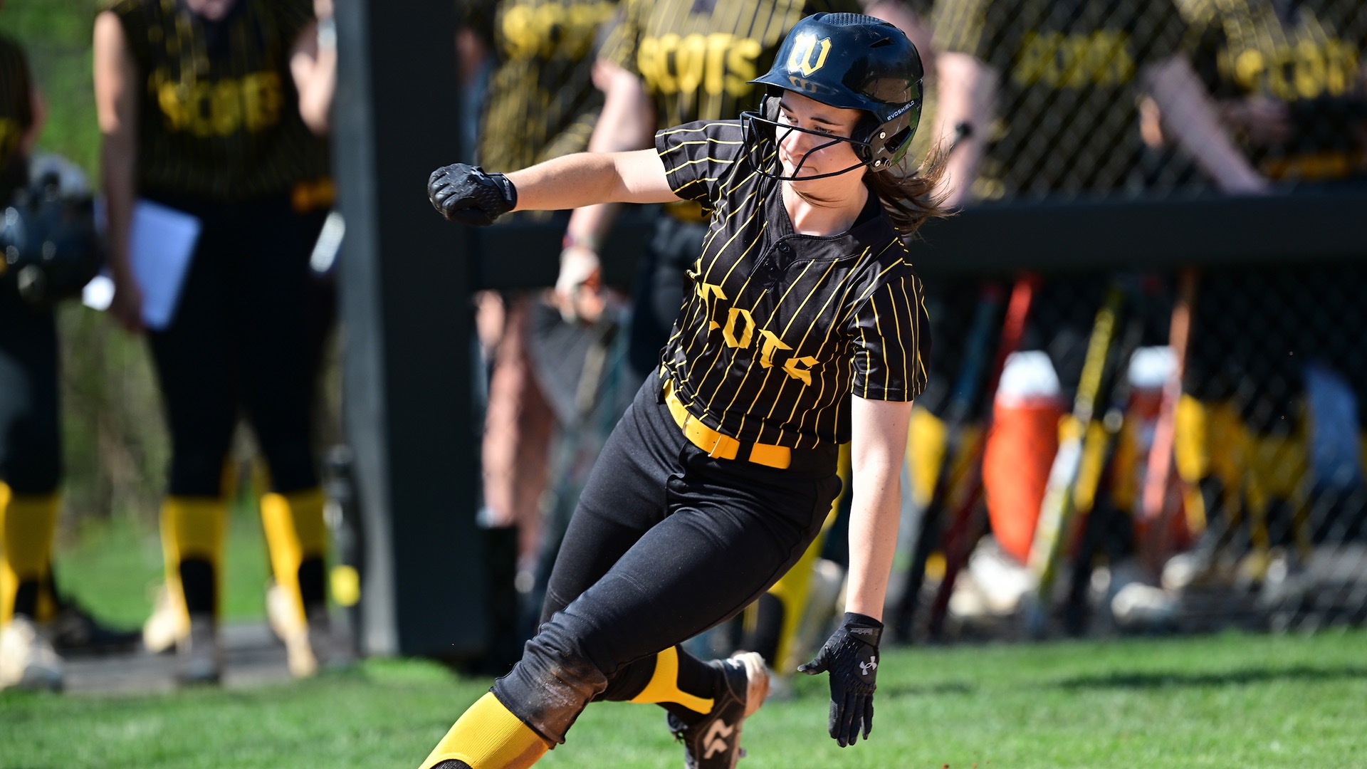 Emma Hetkey slides into home