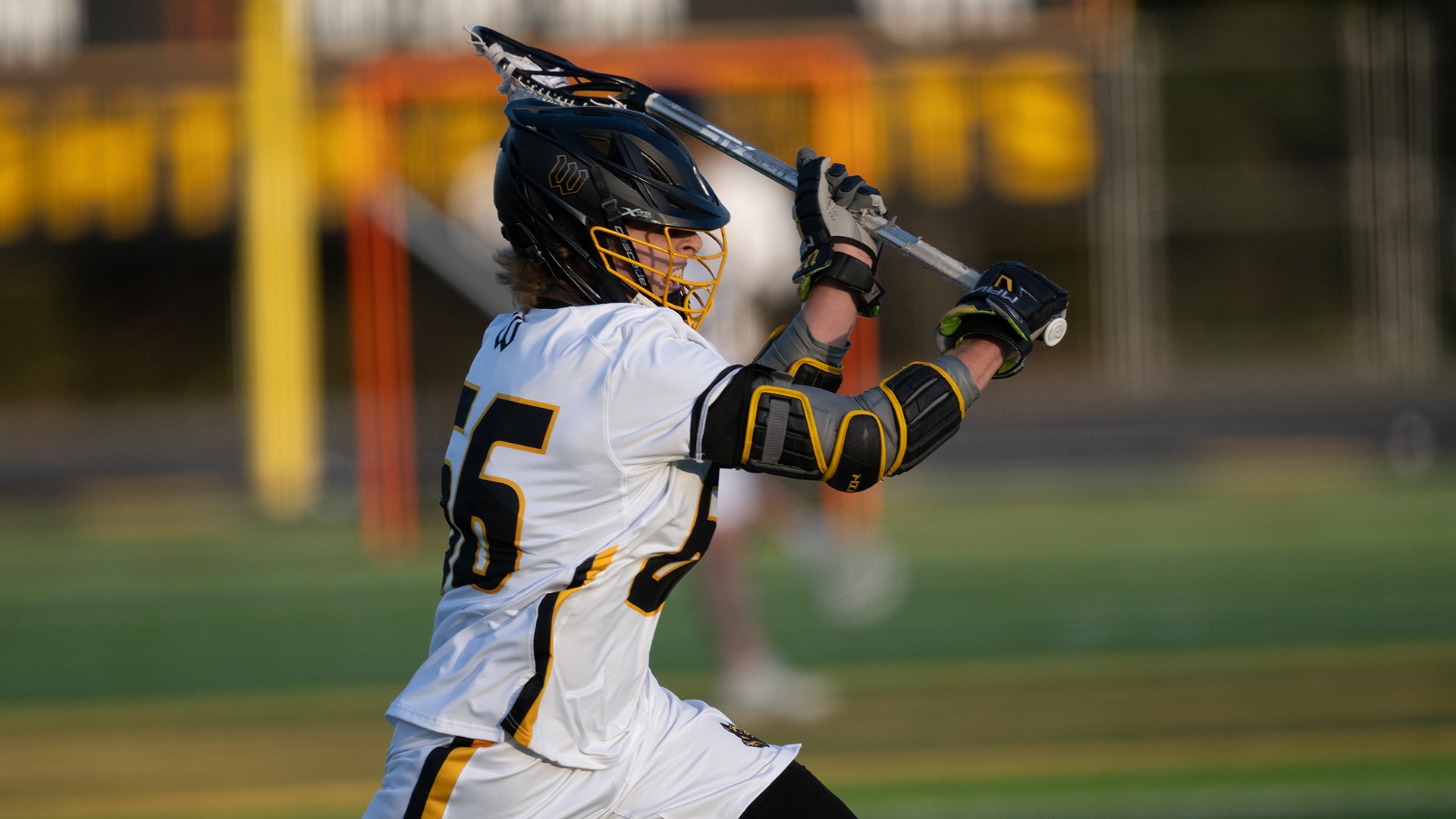 Lane Kellogg goes in for a score against Ohio Wesleyan in a 2026 game
