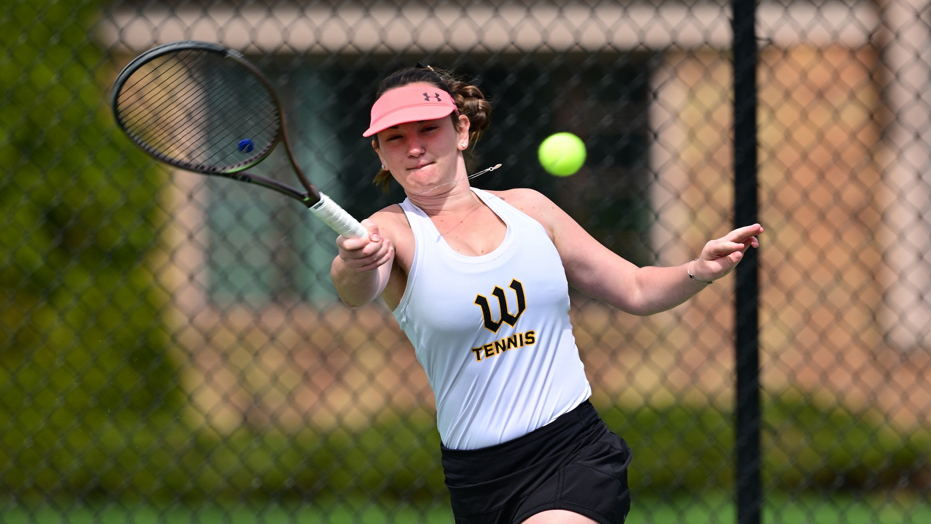 Lauren Richmond connects on a forehand