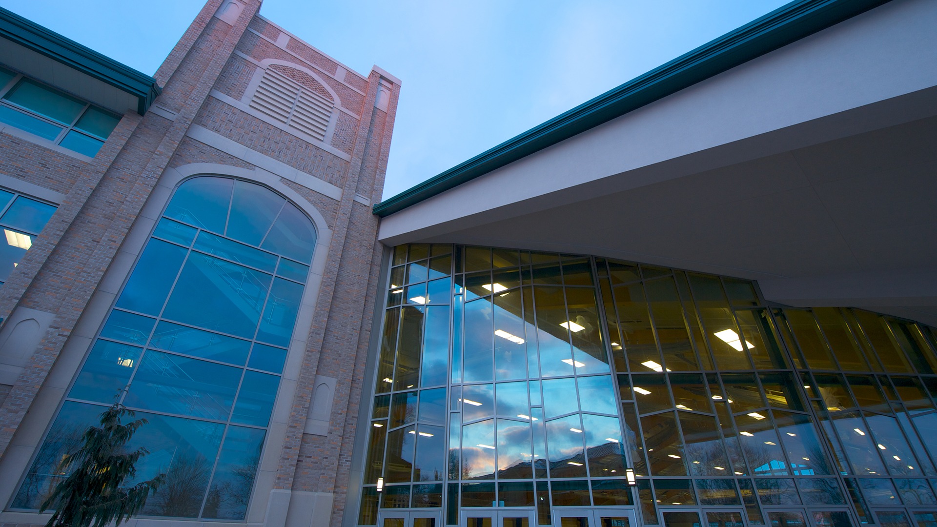 Photo of the exterior of the Scot Center