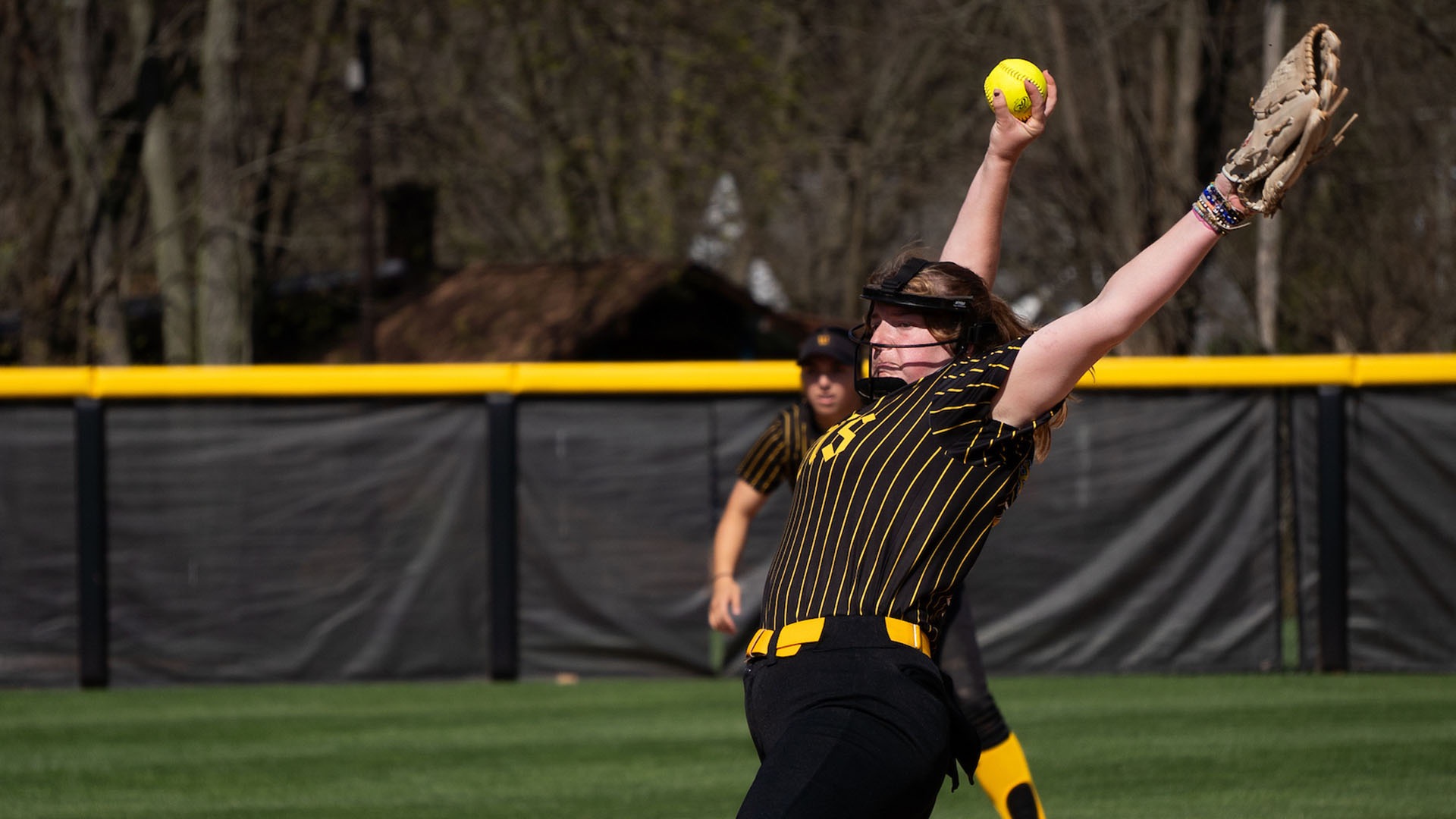 Kailtyn Hale winds up for a pitch