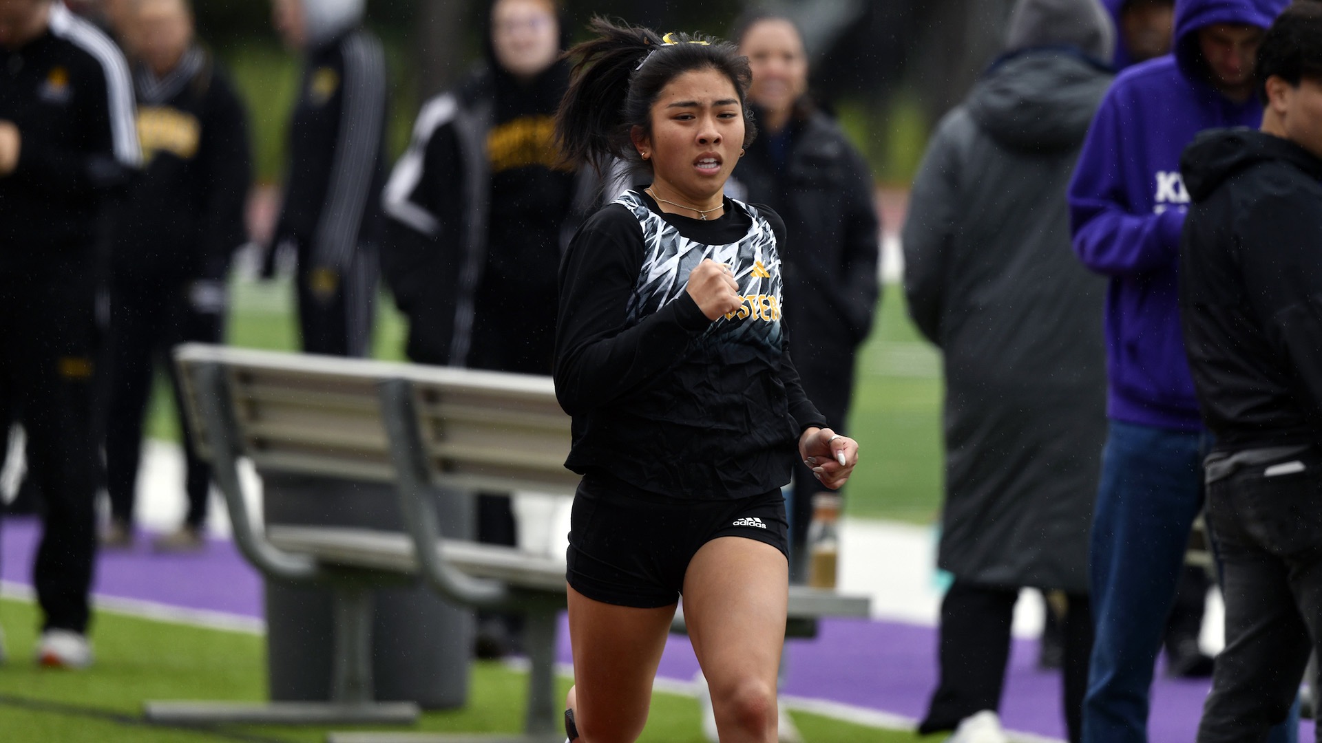 Emily Tarpy runs during the NCAC Outdoor Track & Field Championships