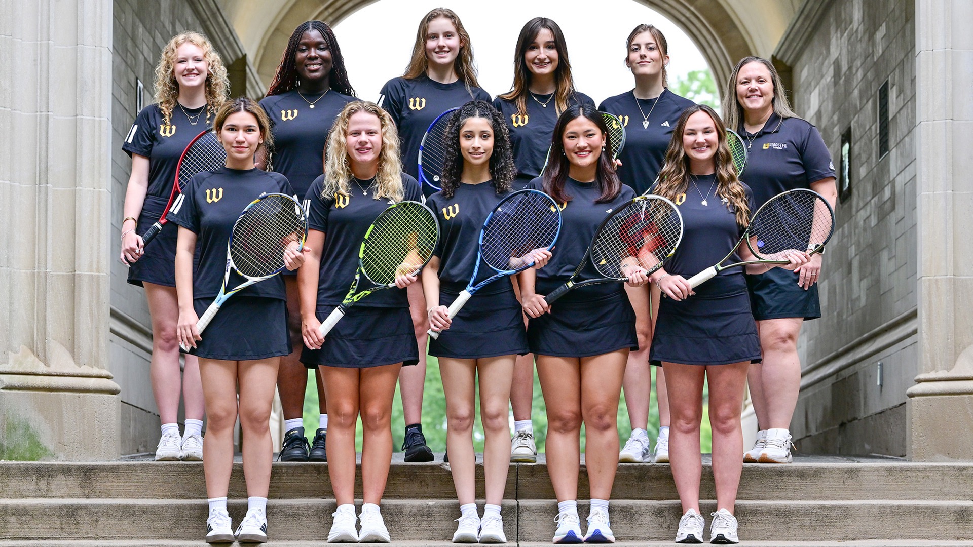 Wooster women's tennis team photo 2025-26