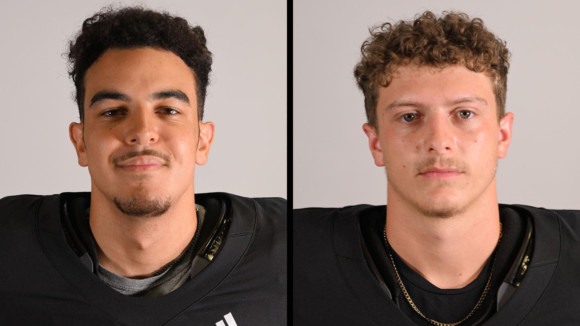 Headshots of Cam Crago (left) and Anthony Sines (right)