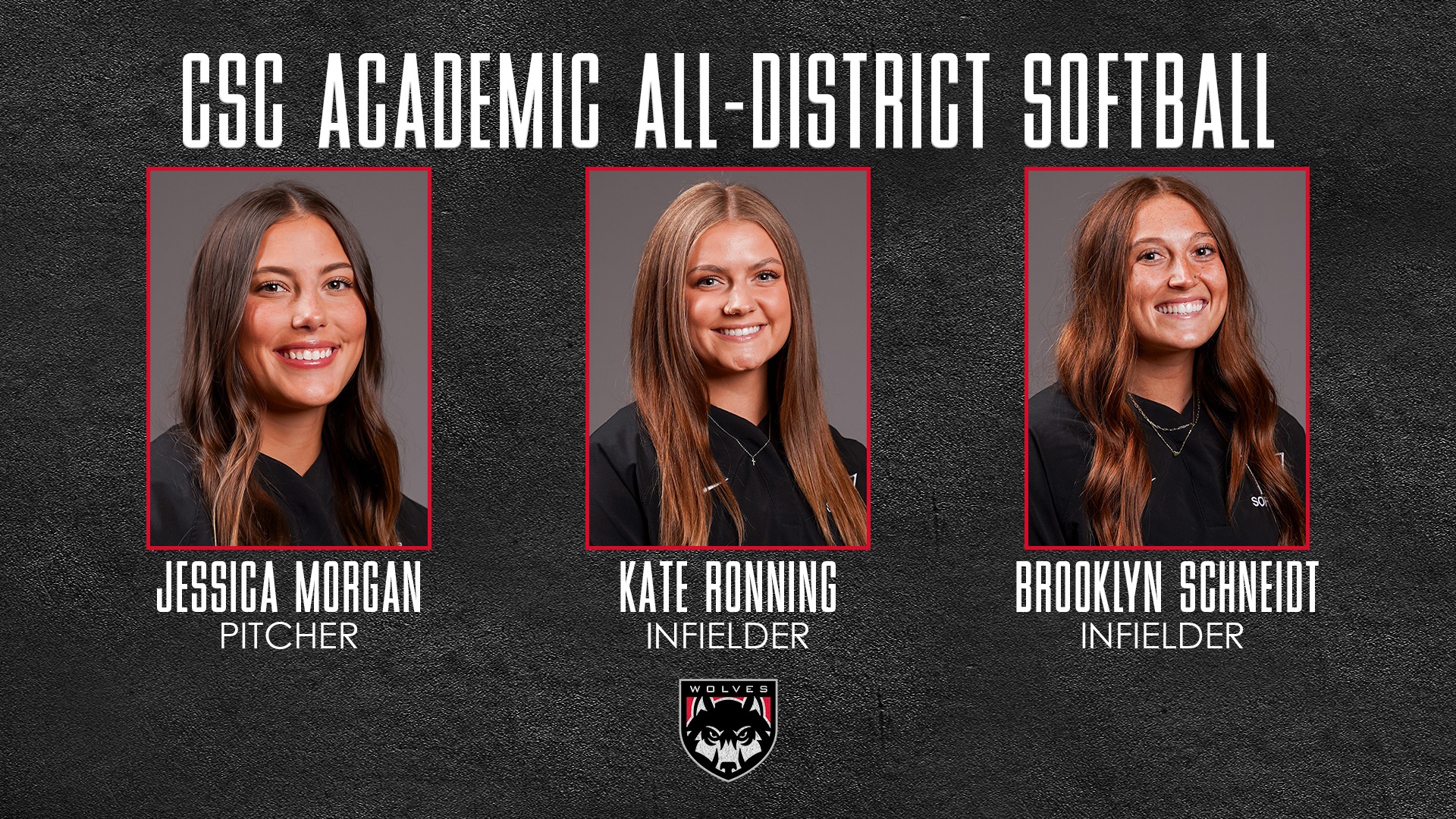 2025 csc softball all-academic district