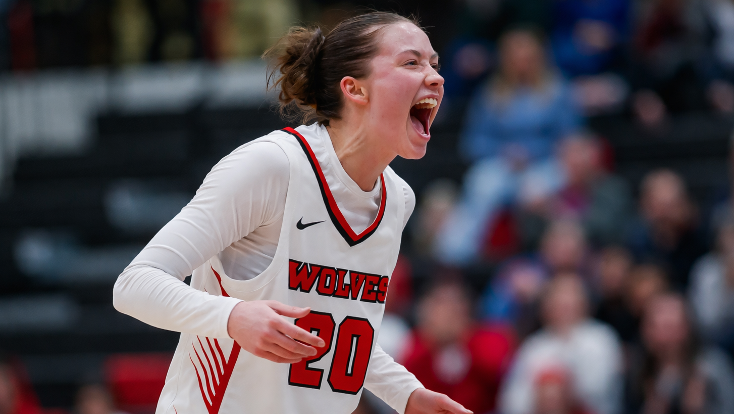 Kylani Rookstool celebrates