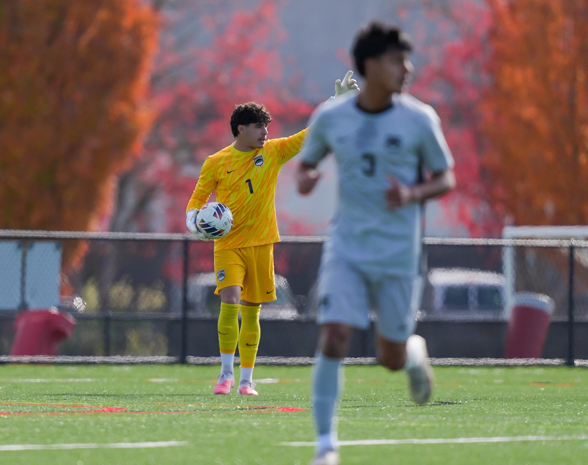 Austin Valdez had seven saves in win over SPU